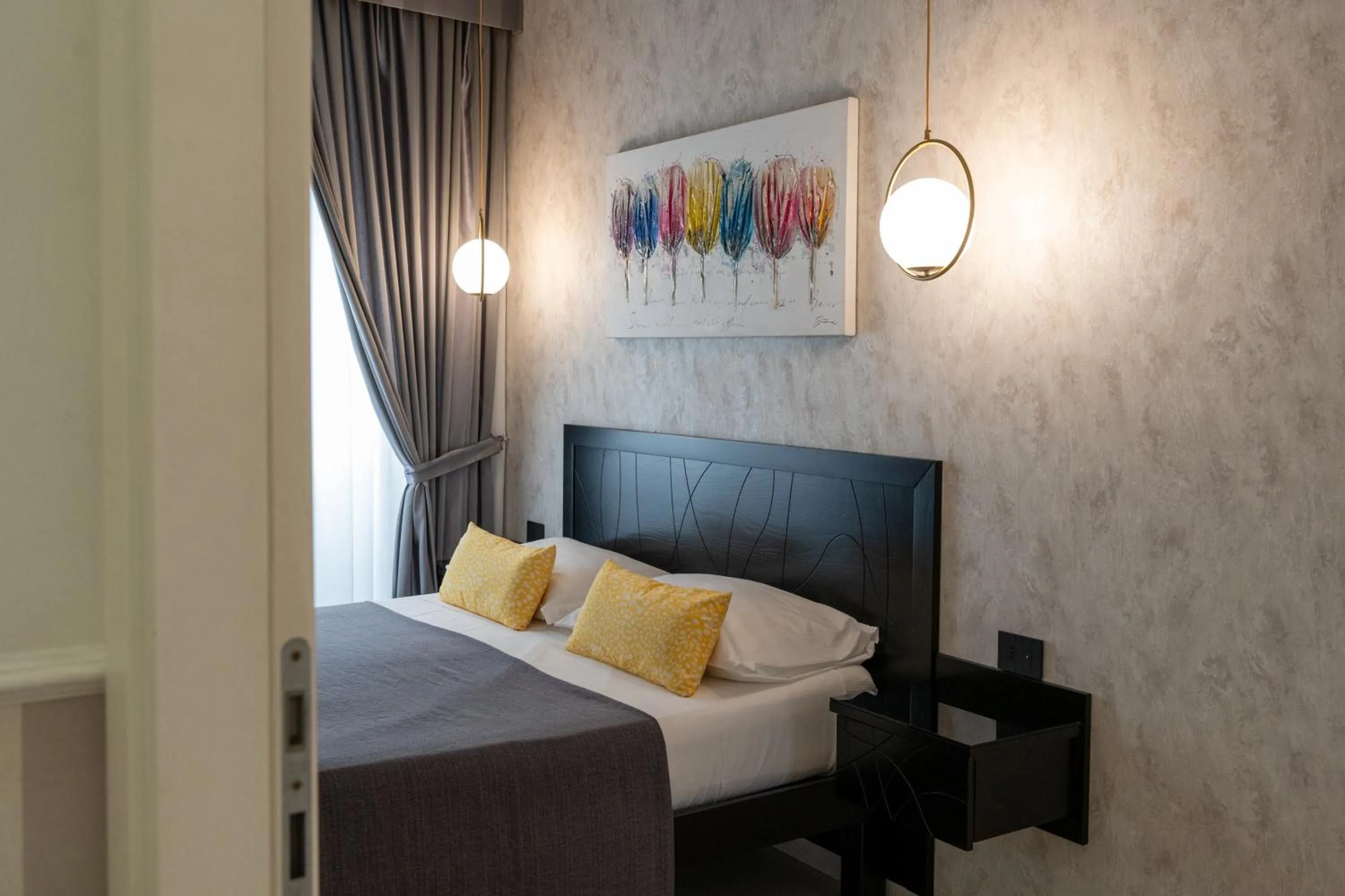 Bedroom, Bed in Hotel San Michele