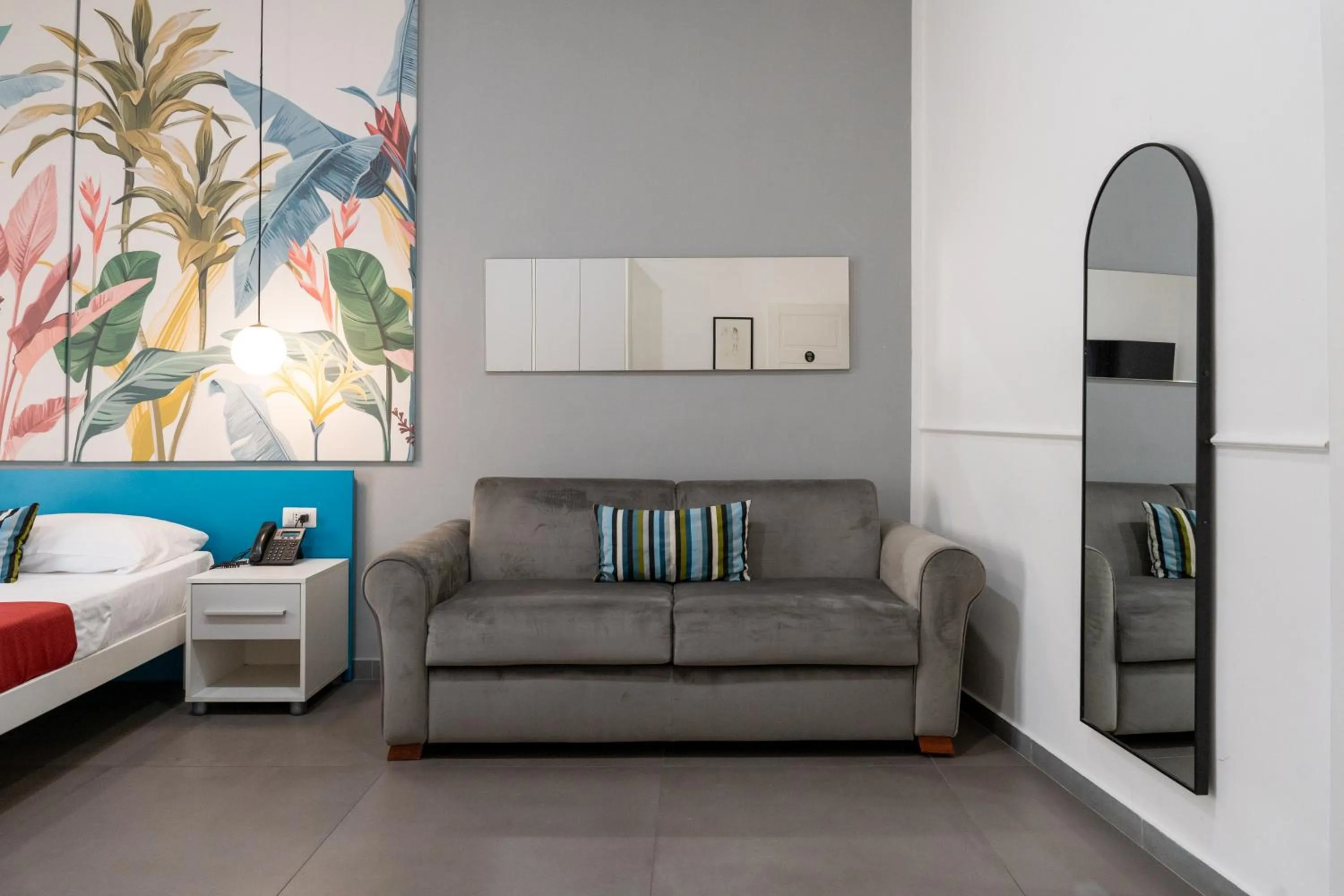 Bed in Hotel San Michele