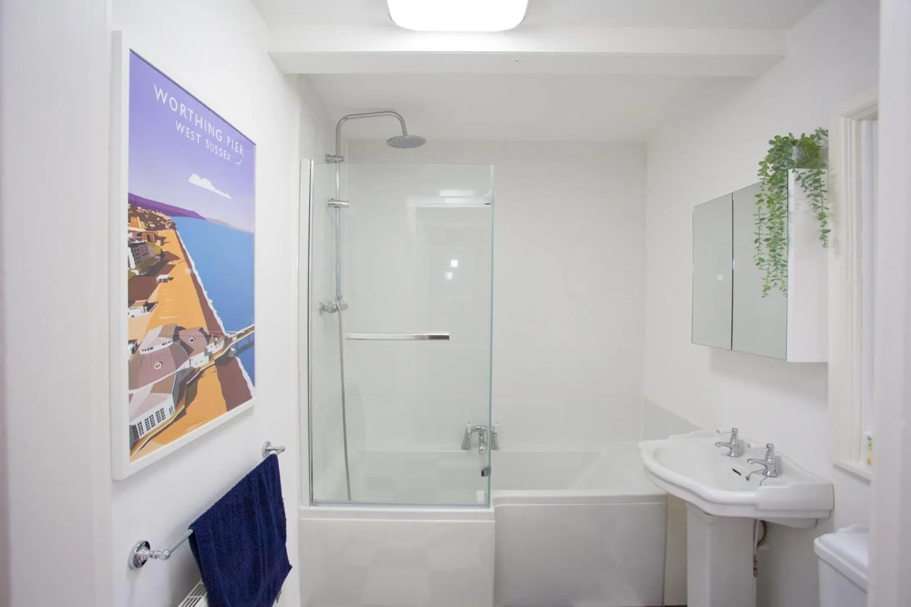 Bathroom in The Old Coastguard House