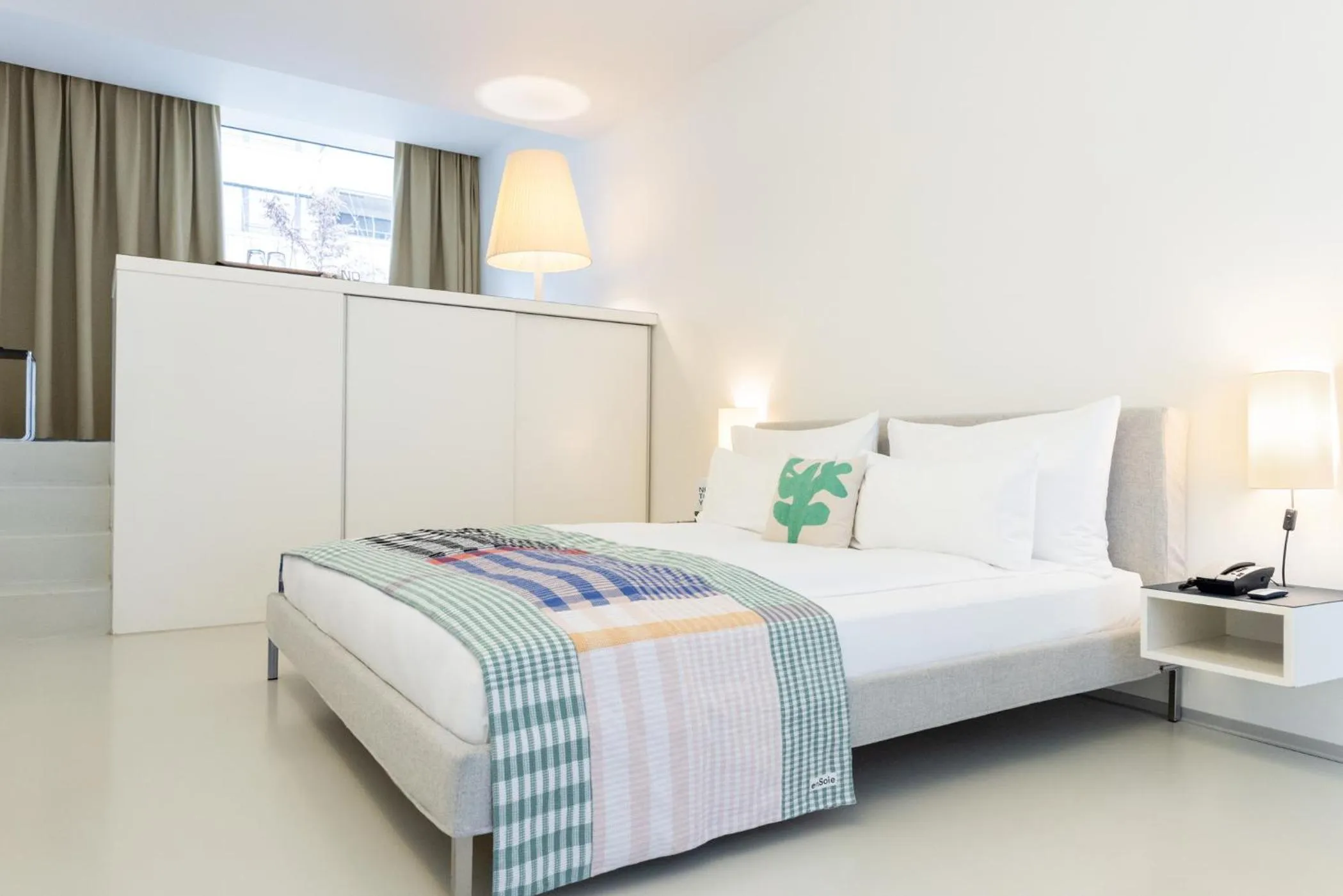 Bed in Greulich Design & Boutique Hotel