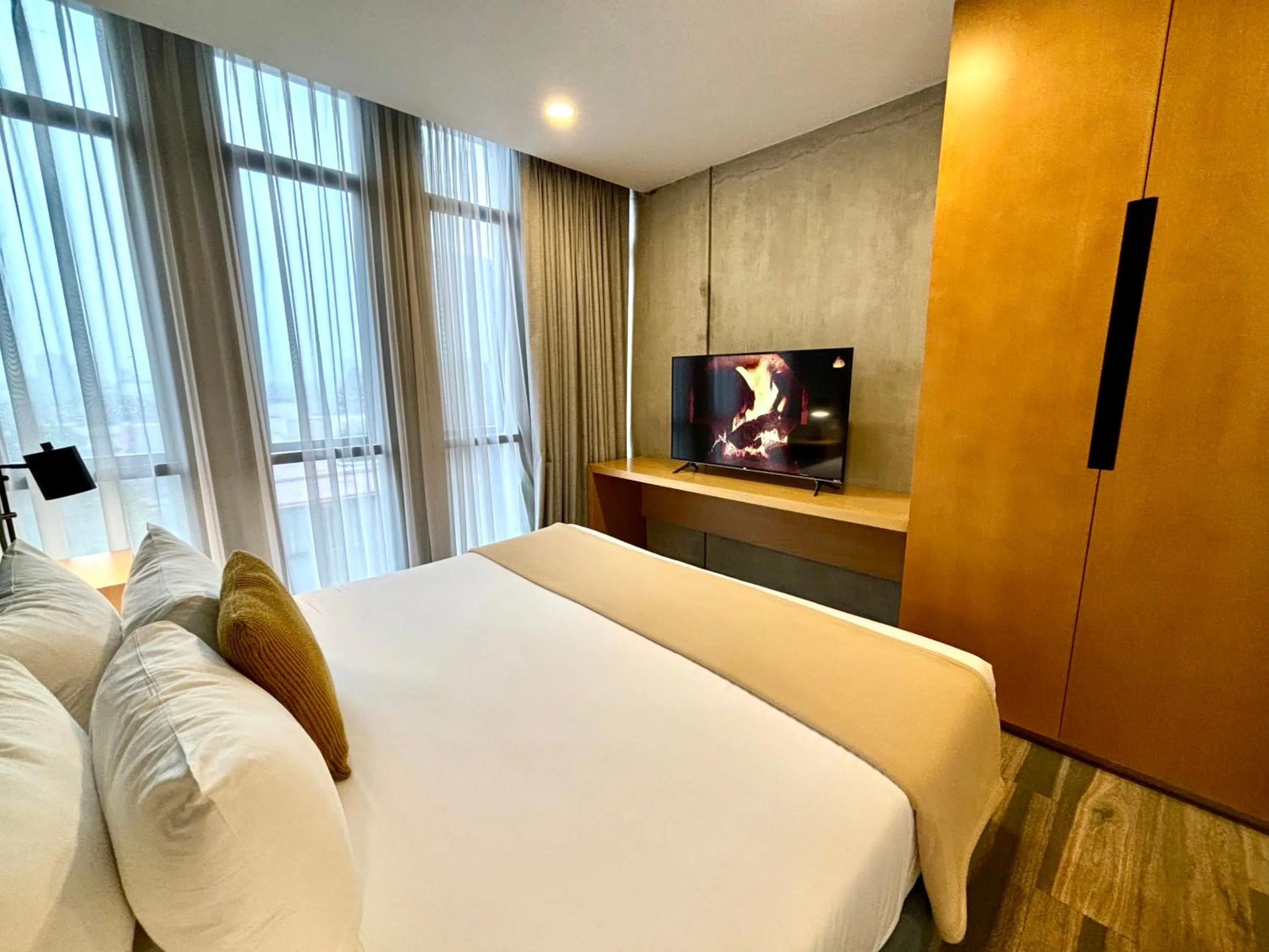 Bedroom, Bed in Park Life Condesa Hipódromo