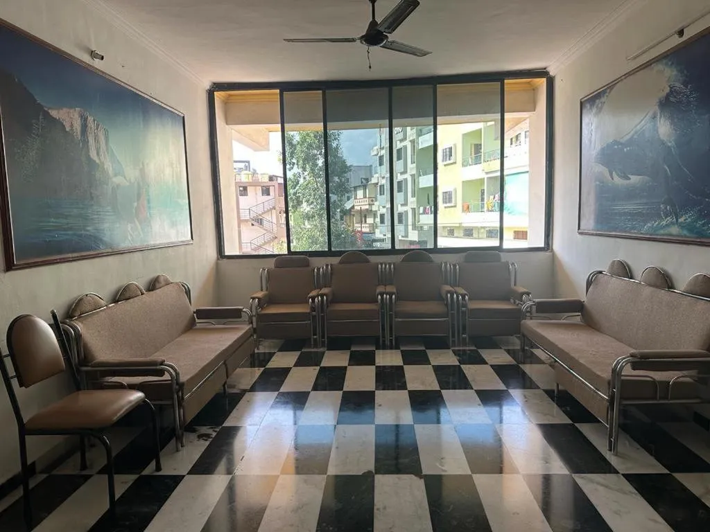 Seating area in Hotel Dhruv Palace