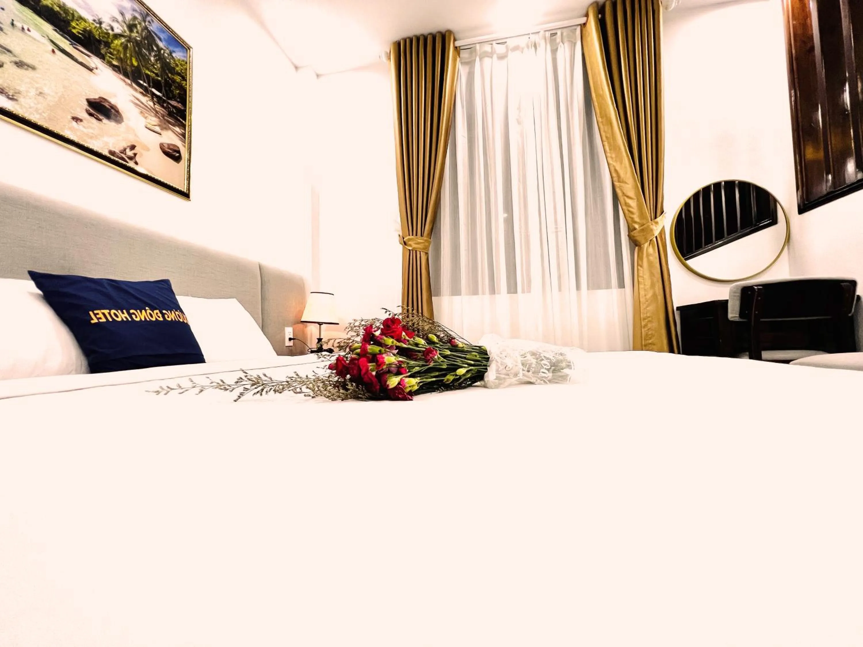 Bed in Dương Đông Hotel