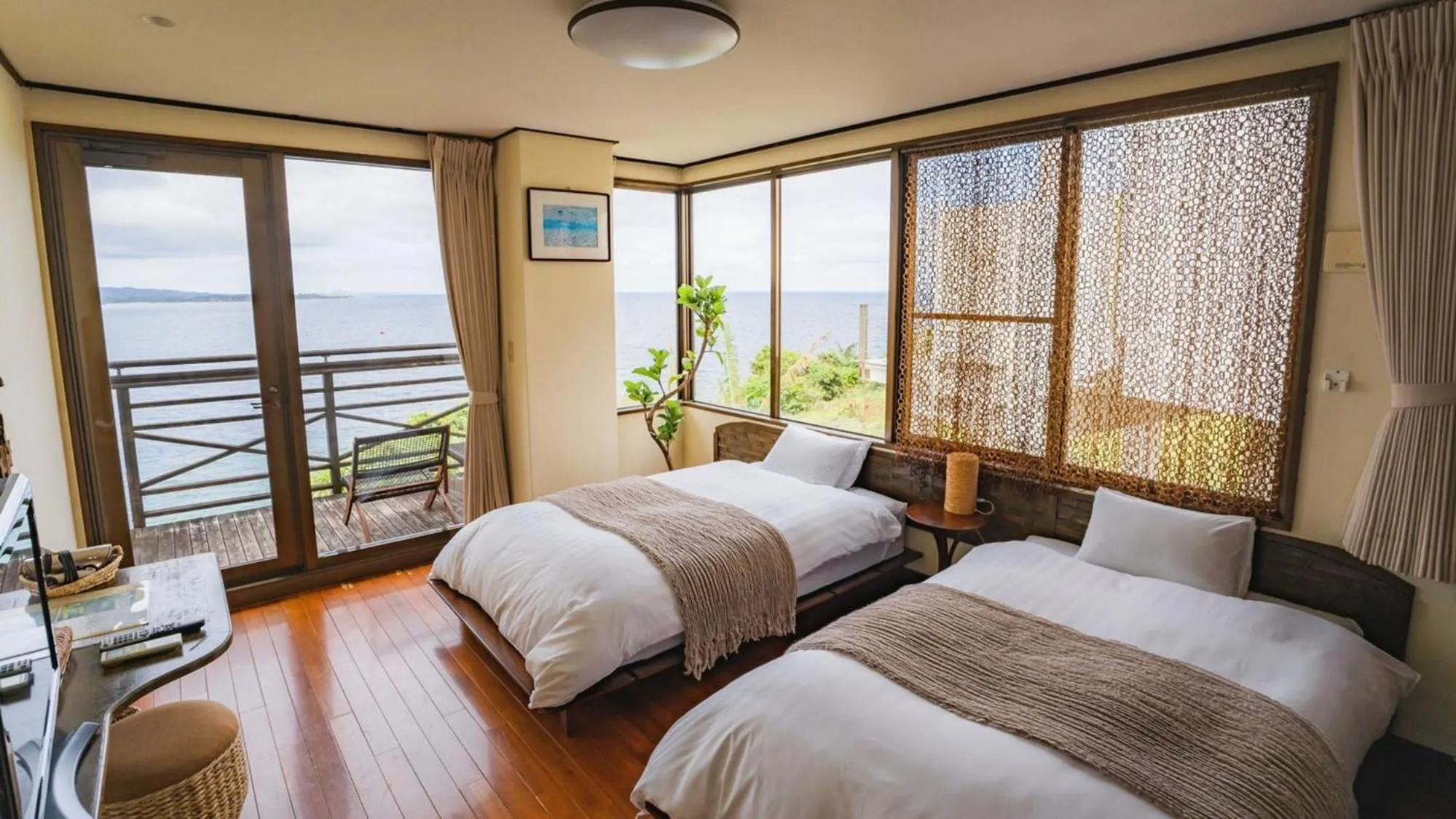 Bed in KAYA RESORT KOURIJIMA - Vacation STAY 95300v