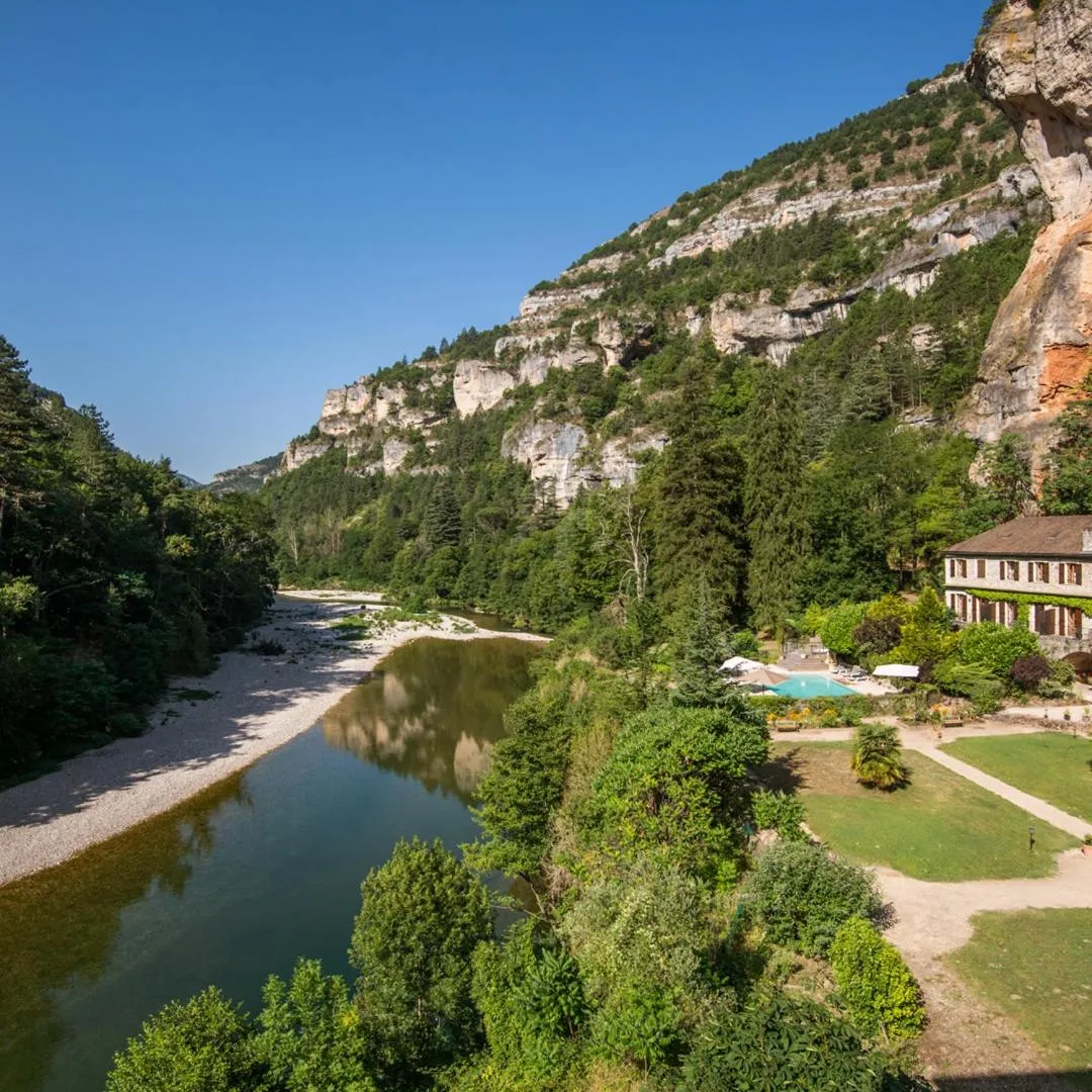 View (from property/room) in Château De La Caze Piscine & Spa - Ste Enimie