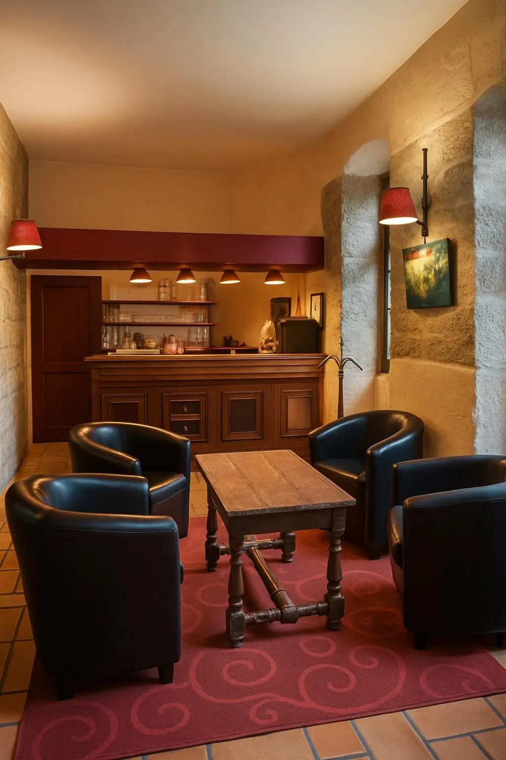 Living room in Château De La Caze Piscine & Spa - Ste Enimie