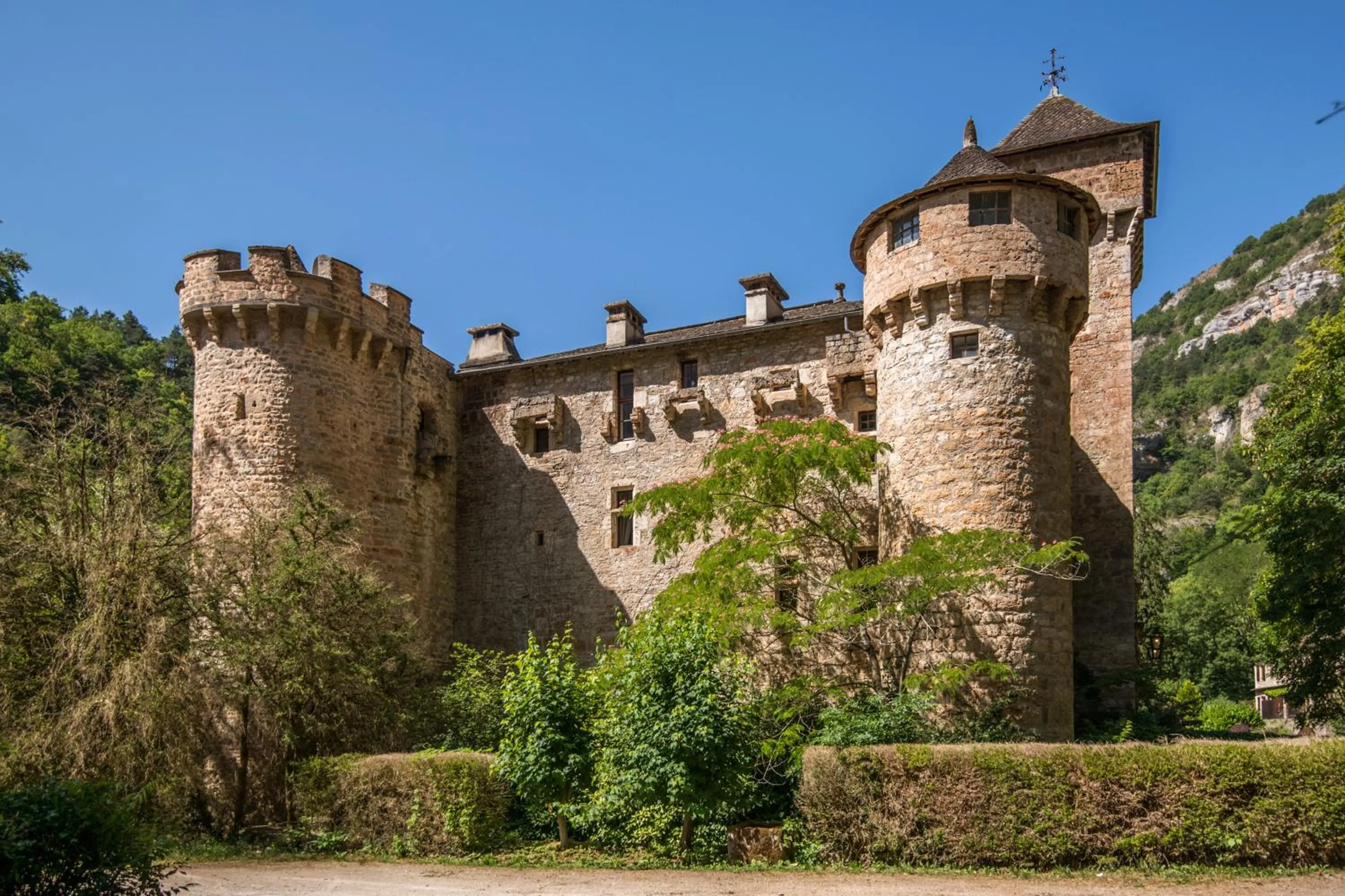 Natural landscape in Château De La Caze Piscine & Spa - Ste Enimie