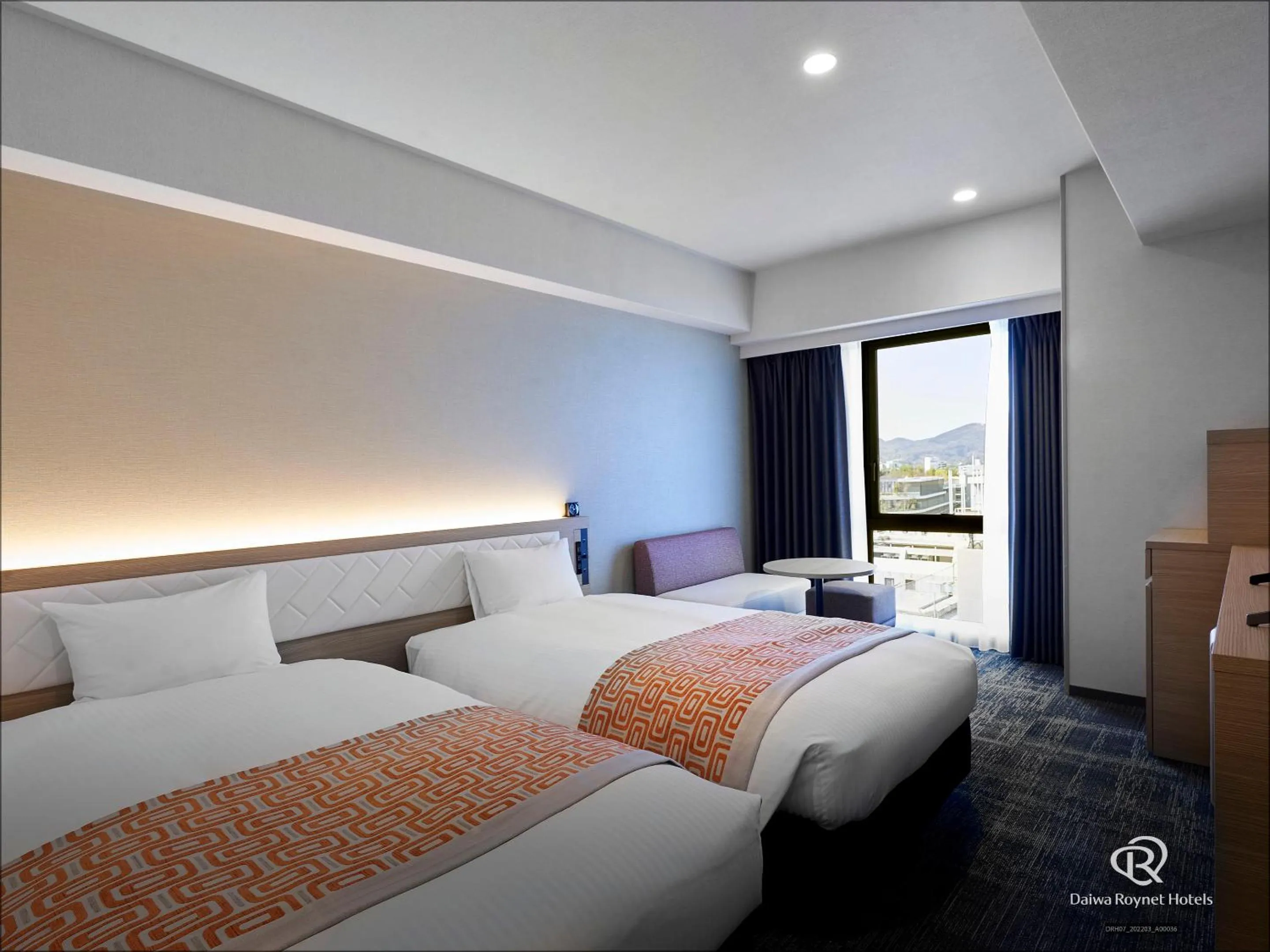 Photo of the whole room, Bed in Daiwa Roynet Hotel Kumamoto Ginzadori PREMIER - former Daiwa Roynet Hotel Kumamoto Ginzadori