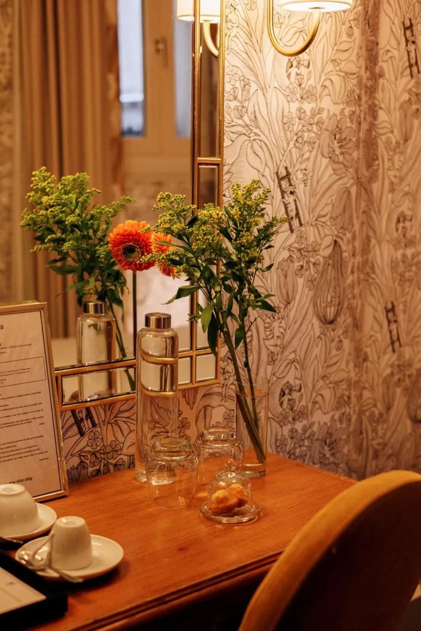 Decorative detail in Hotel de Fleurie - Saint-Germain-des-Pres