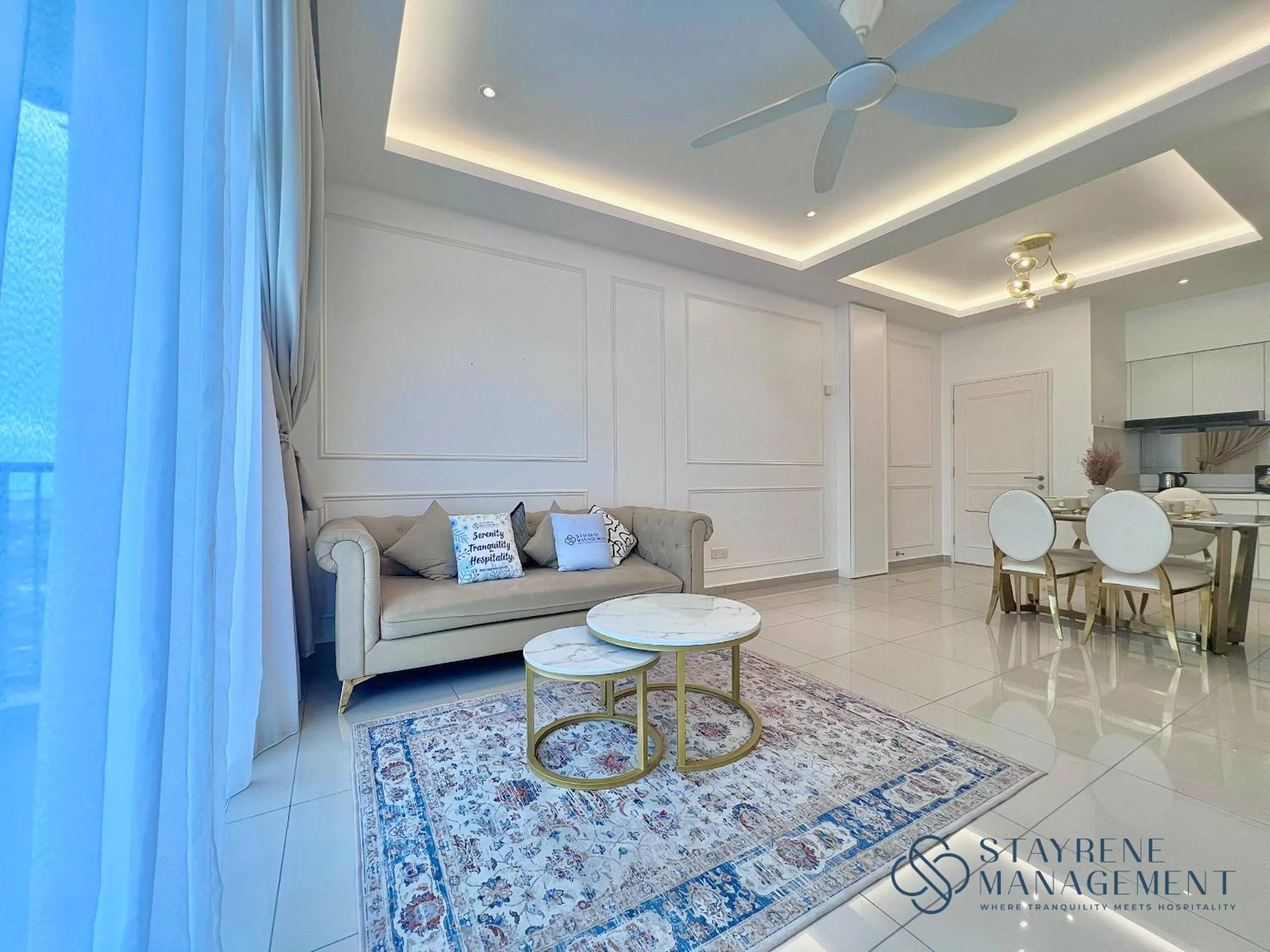Living room in Melaka Novo 8 Residence - Jonker Street by Stayrene