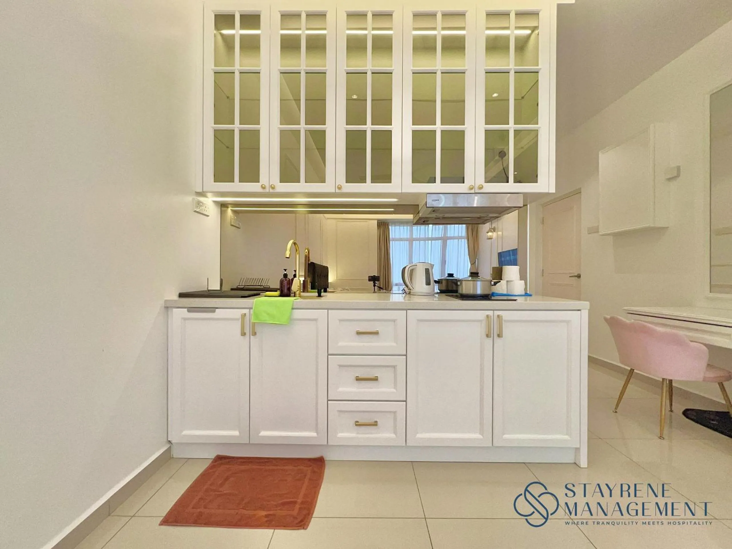 Kitchen or kitchenette in Melaka Novo 8 Residence - Jonker Street by Stayrene