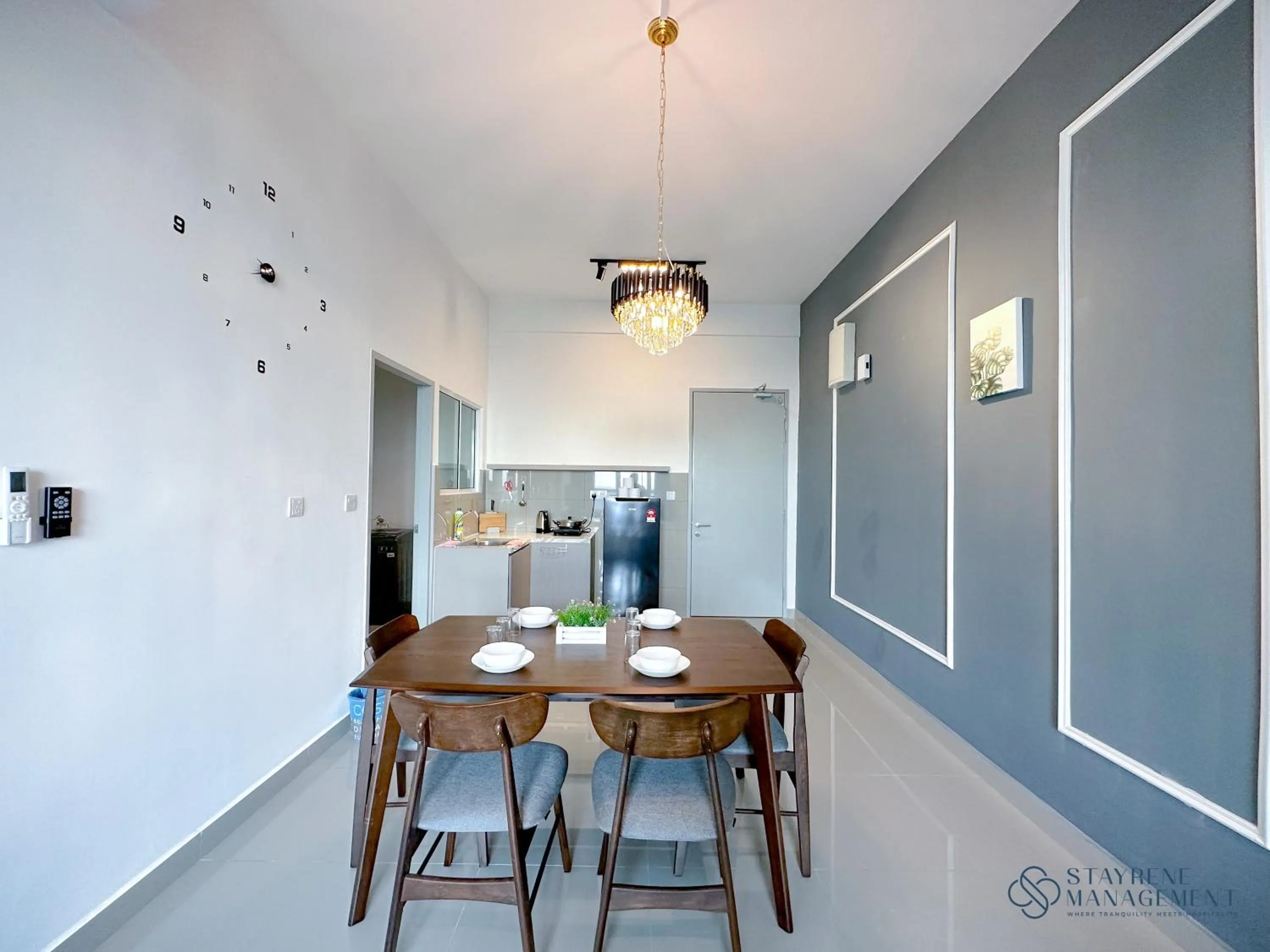 Dining area in Melaka Novo 8 Residence - Jonker Street by Stayrene