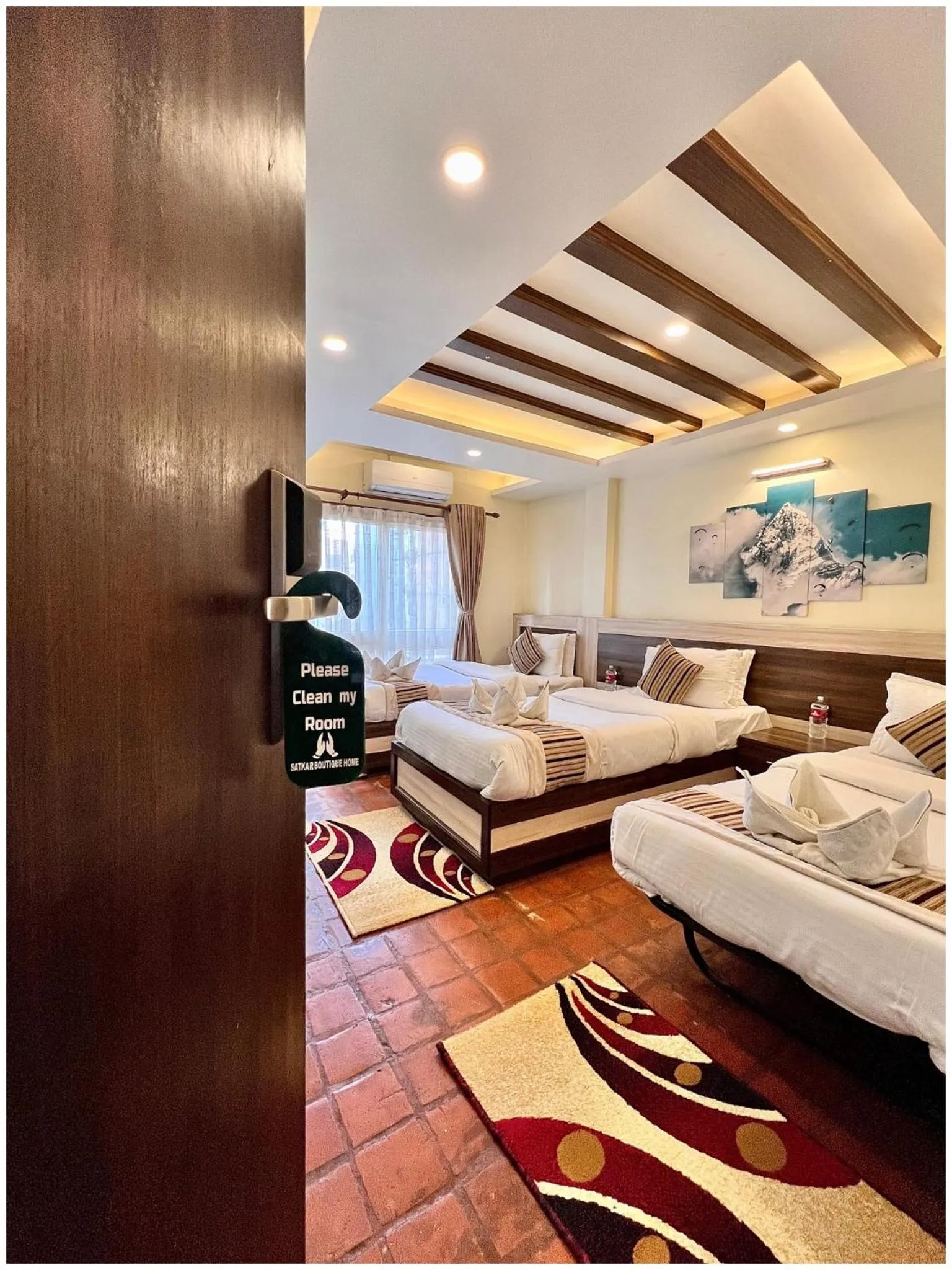 Bed in Satkar Boutique Home