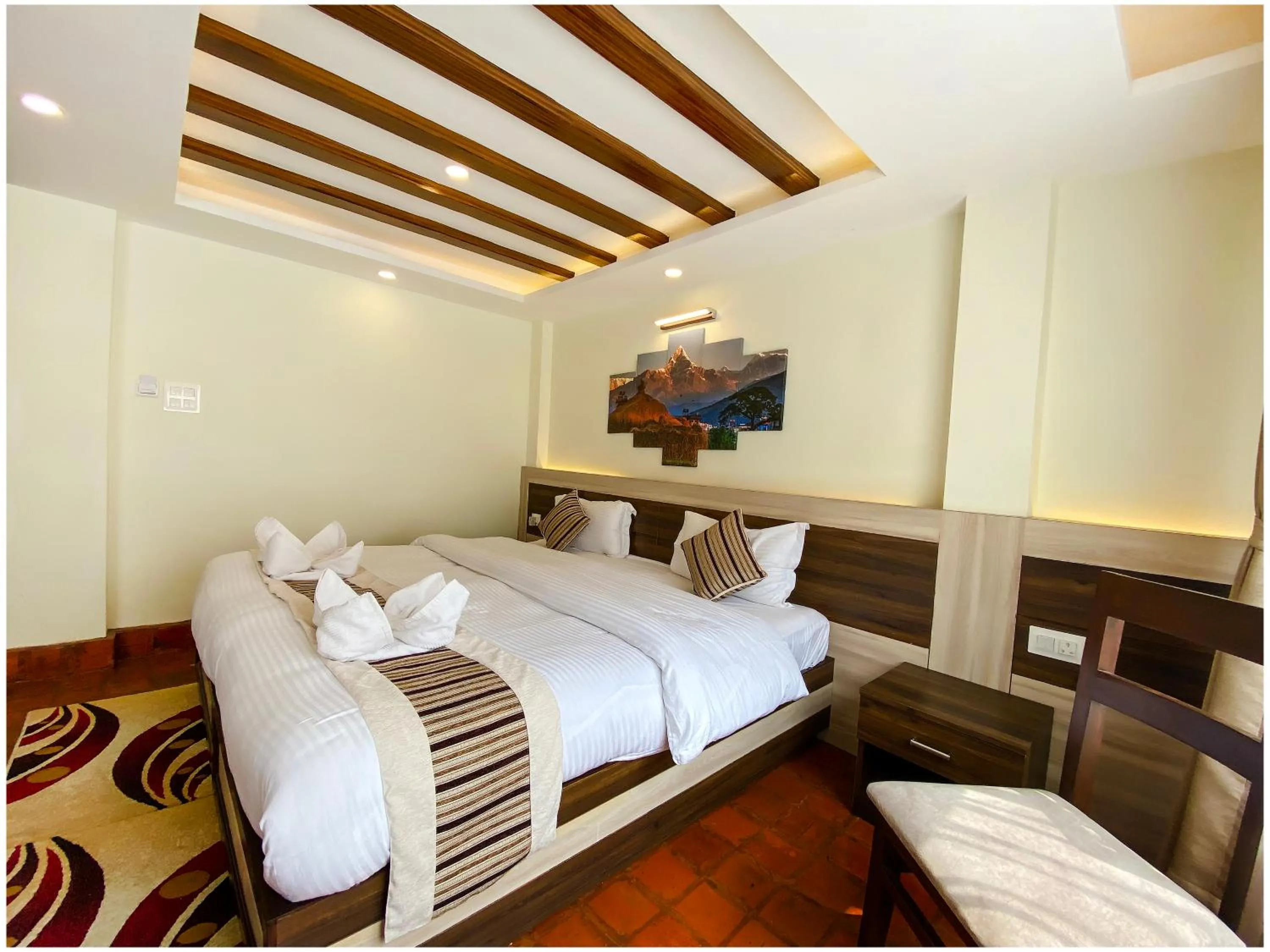 Bed in Satkar Boutique Home