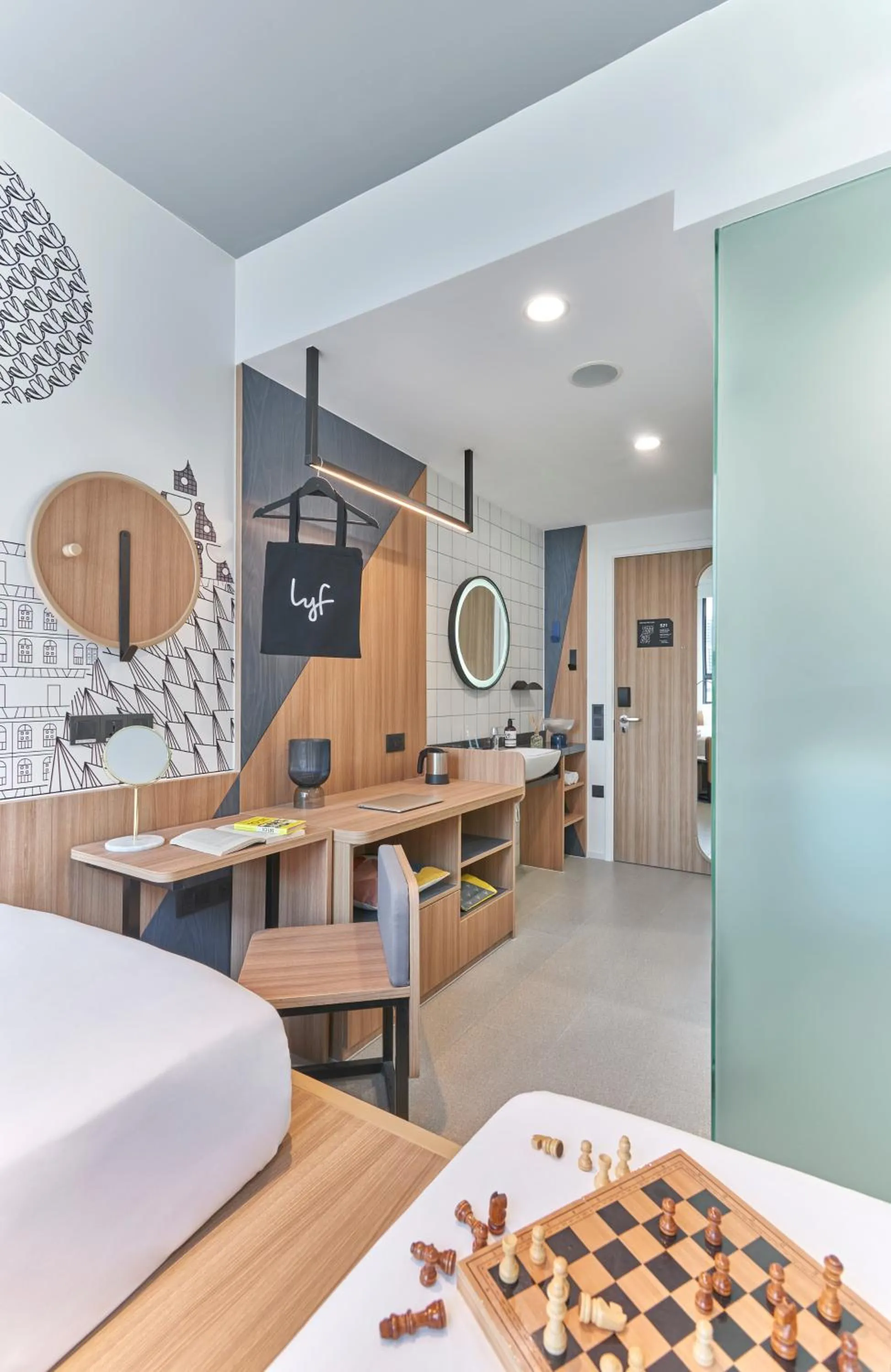 Bedroom in lyf Farrer Park Singapore