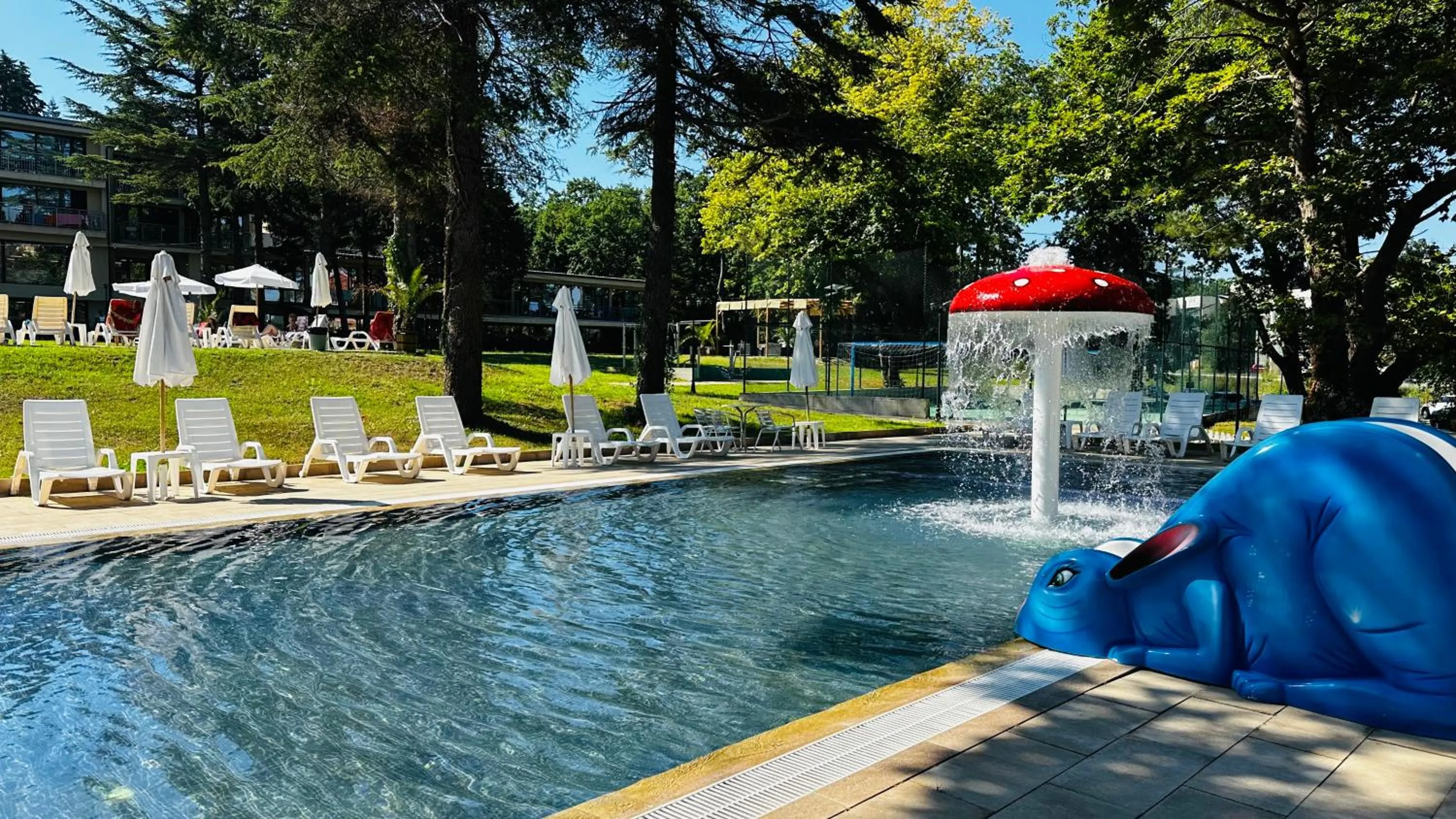 Garden view in Queen Nelly Park