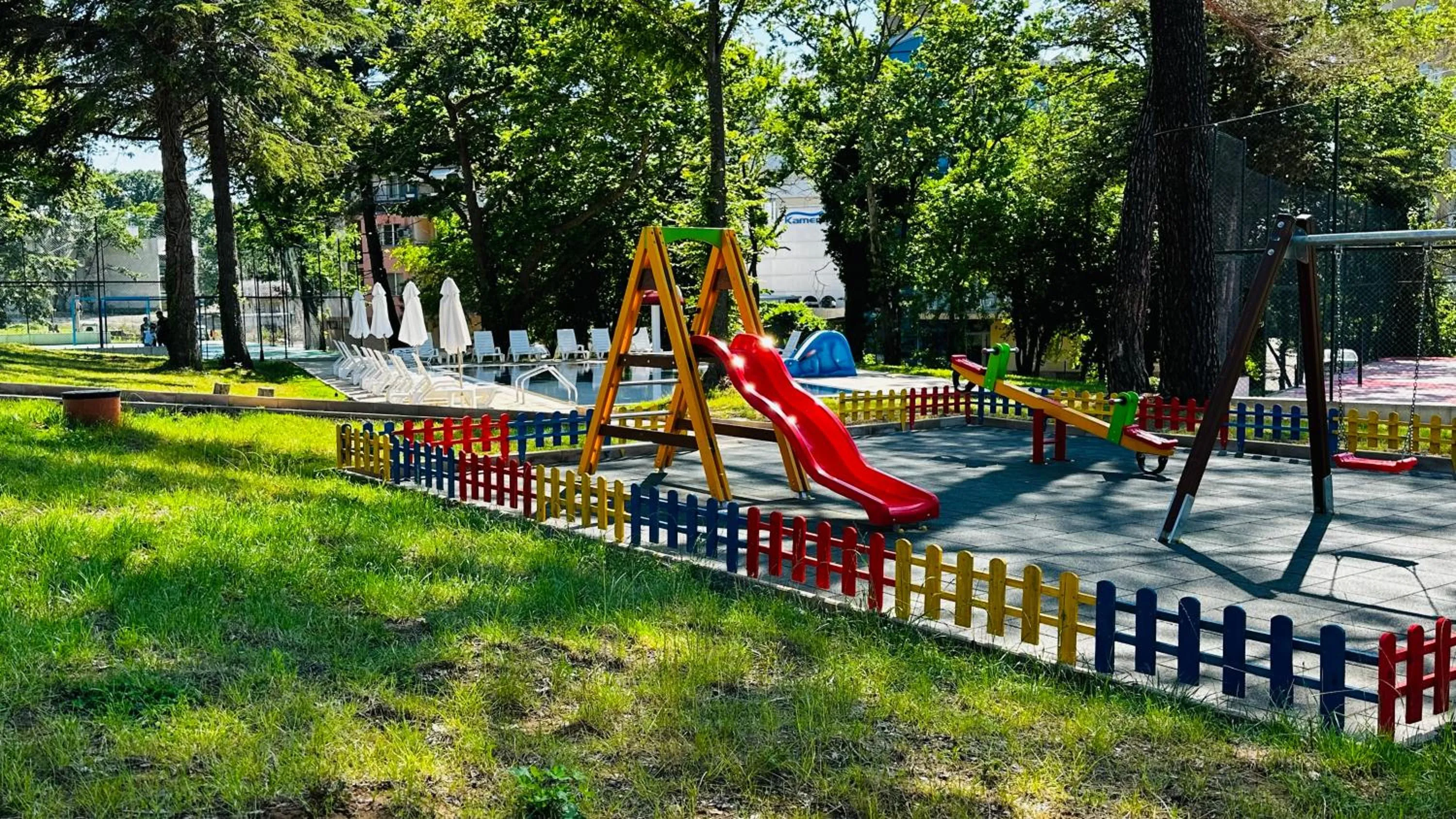 Children play ground in Queen Nelly Park