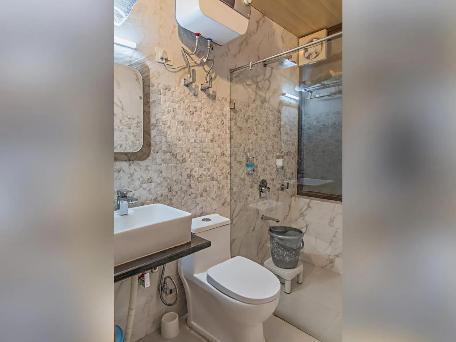 Shower in Snow Land Shimla