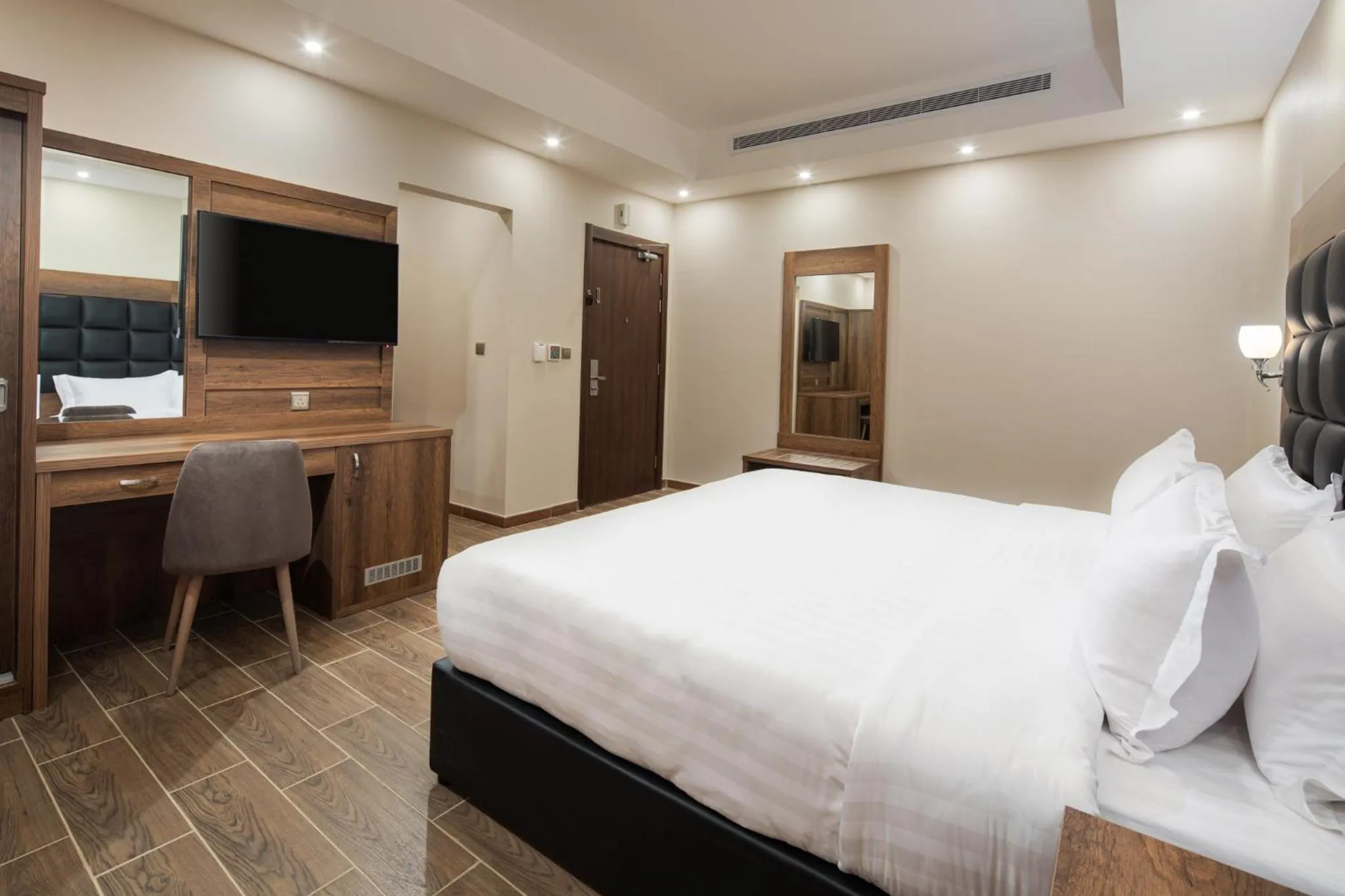 Bed in Mirada Purple Zahra - Serviced Apartments