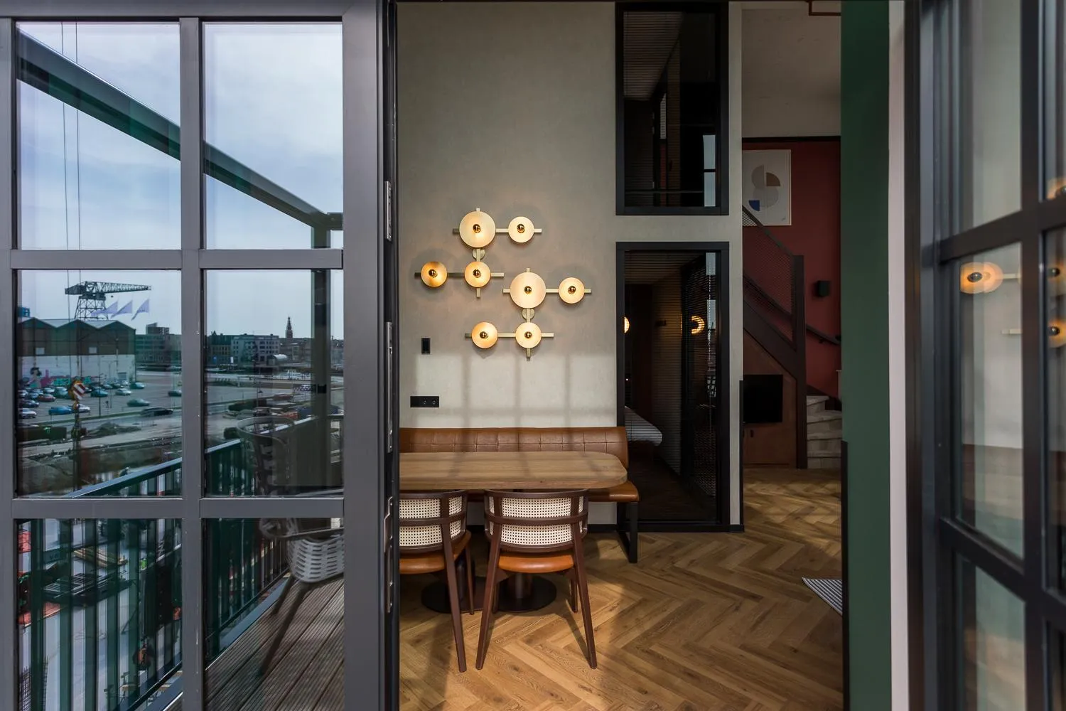 Dining area in Hotel de Timmerfabriek I Kloeg Collection