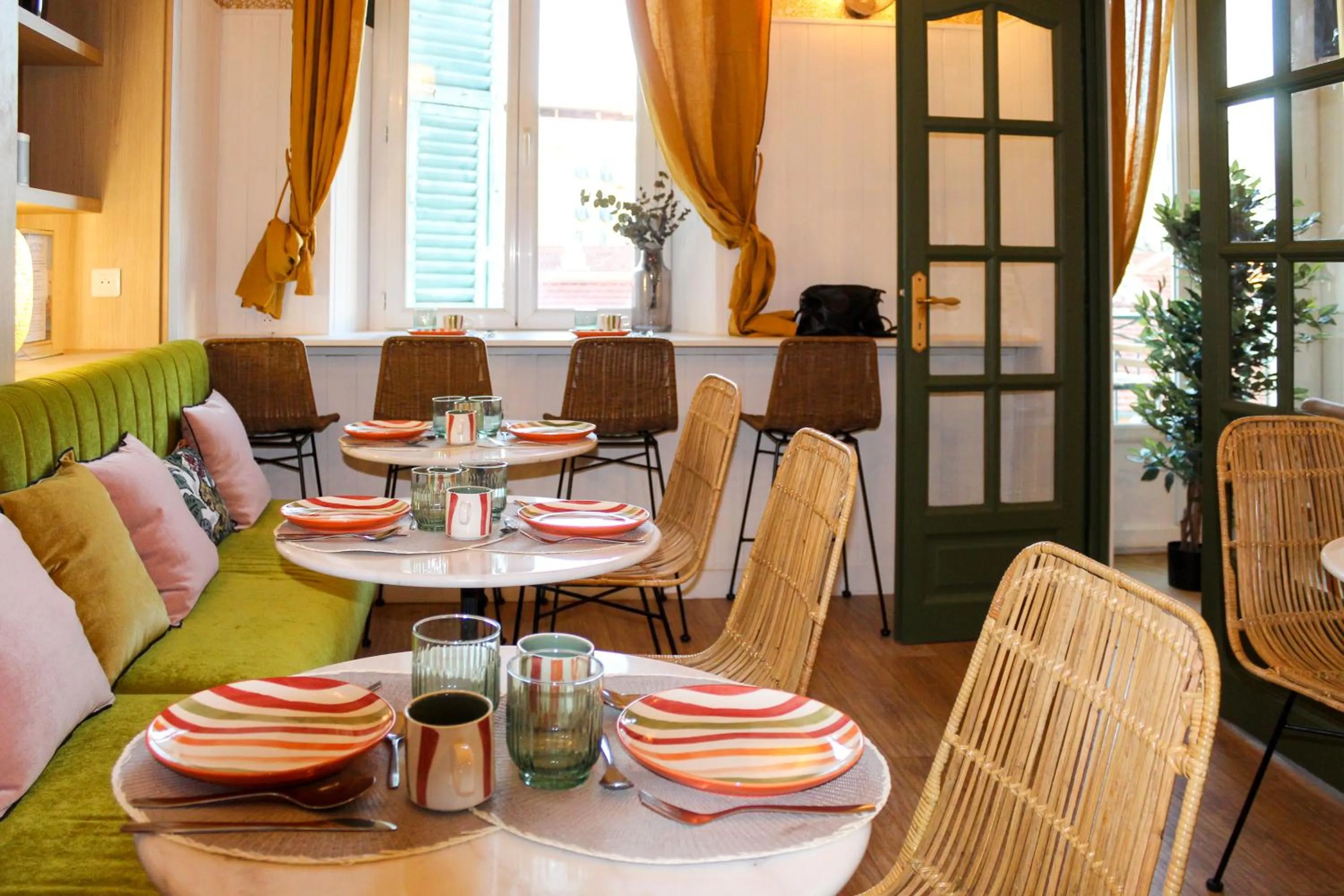 Buffet breakfast in Aparthotel AMMI Nice Massena - ex Ajoupa