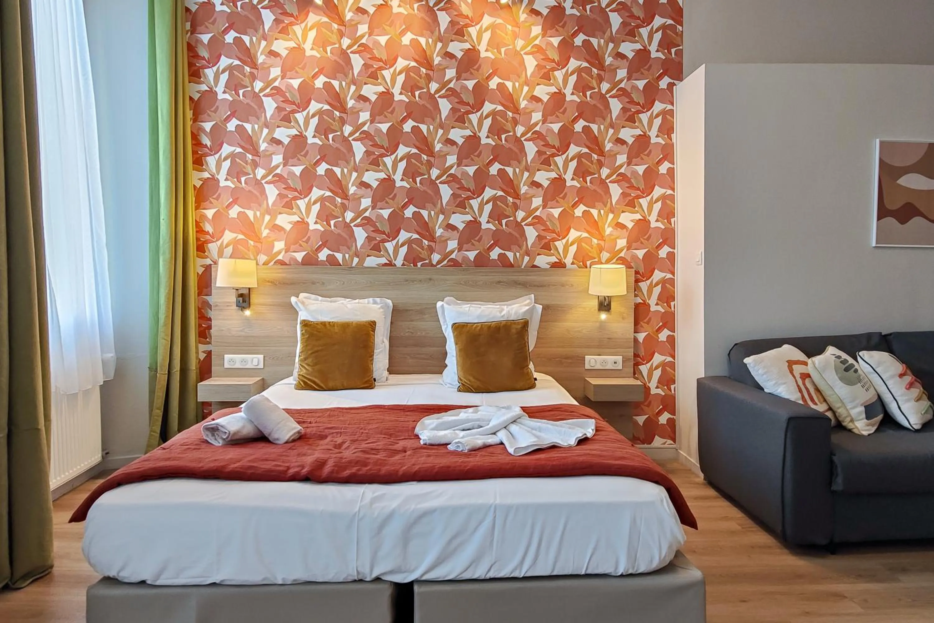 Photo of the whole room, Bed in Aparthotel AMMI Nice Massena - ex Ajoupa