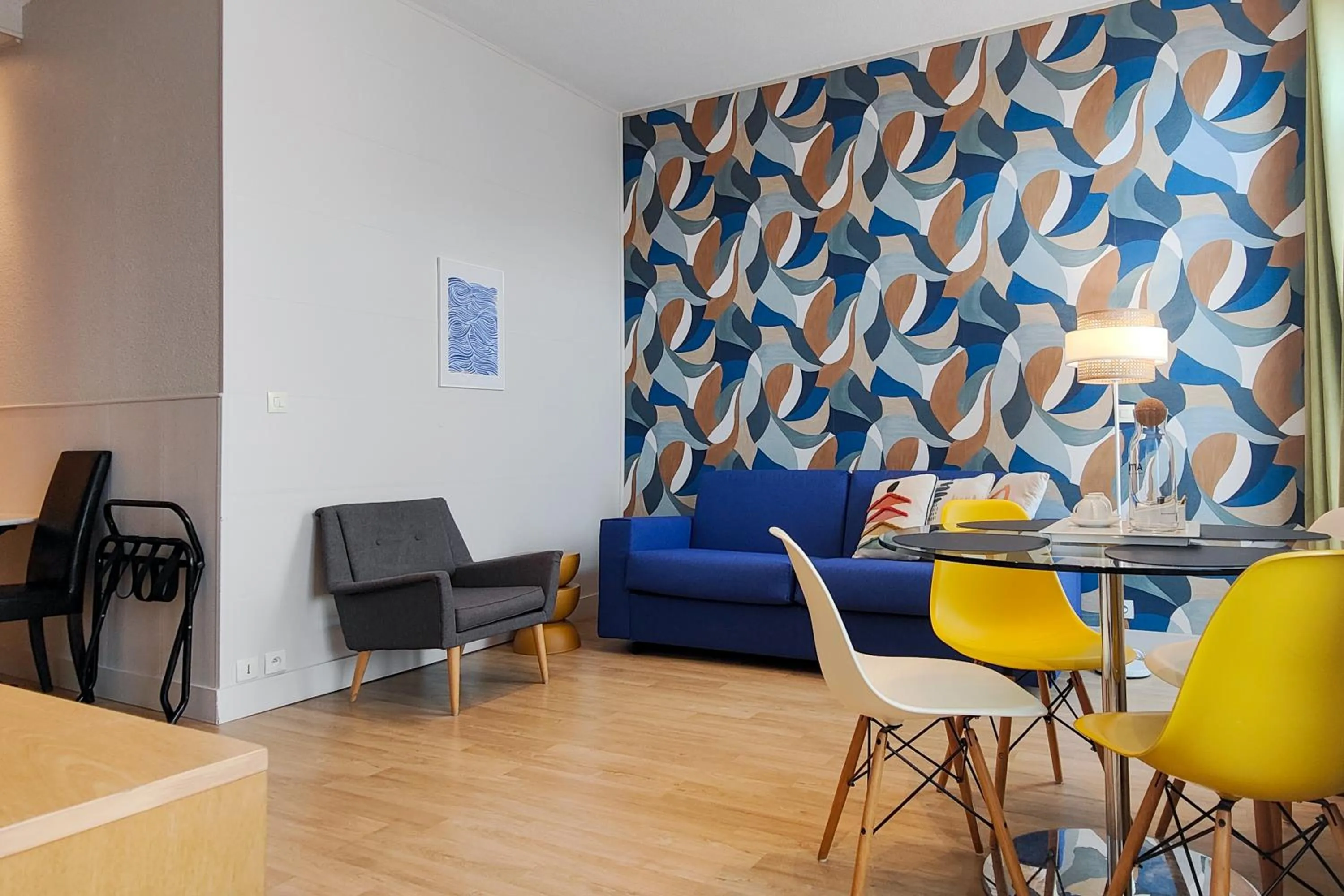 Living room in Aparthotel AMMI Nice Massena - ex Ajoupa