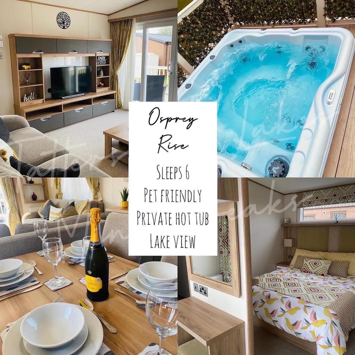 Bed in Tattershall Lakes Mini Breaks - Osprey Rise