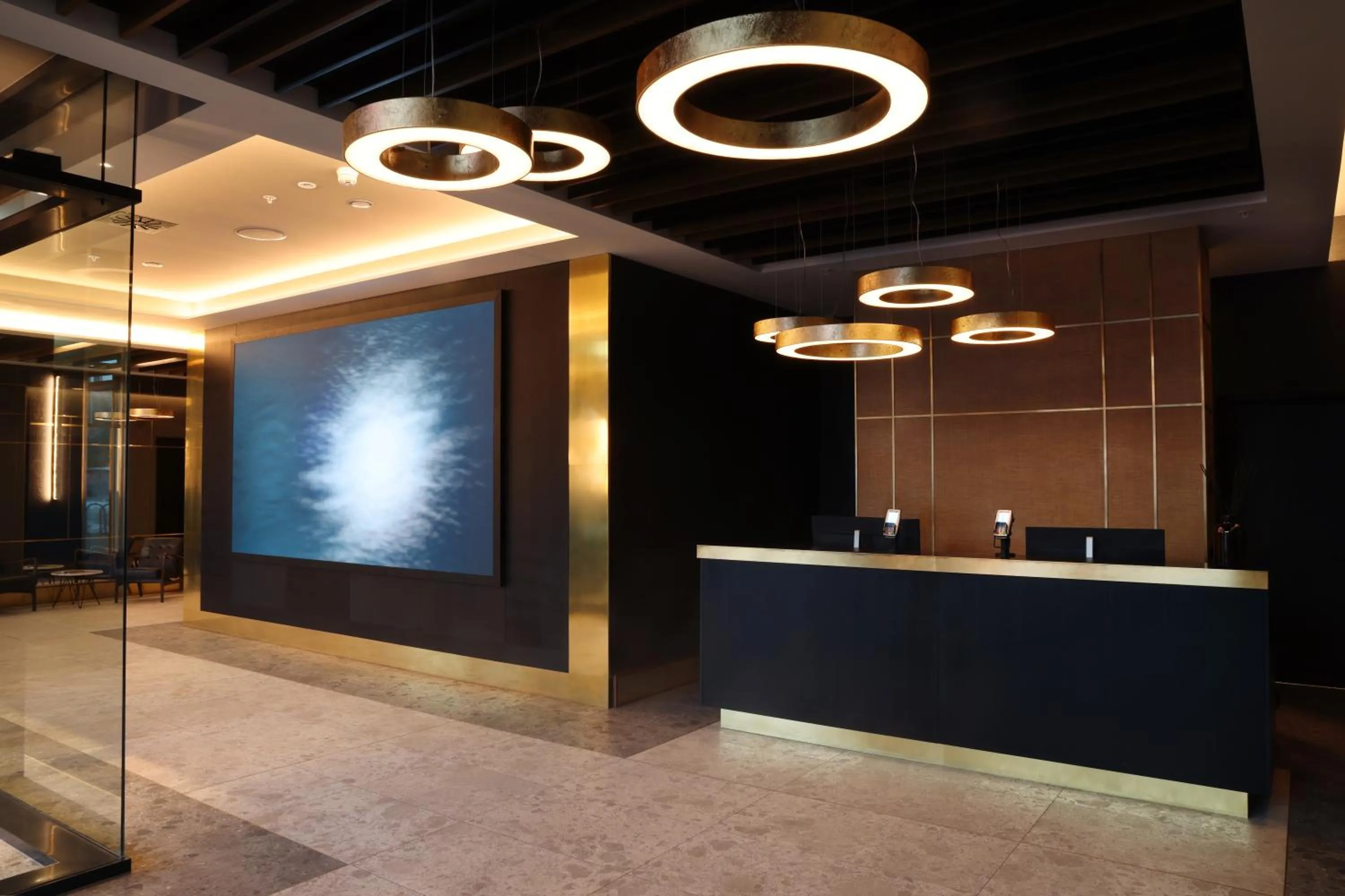 Lobby or reception in Hotel Reykjavík Saga