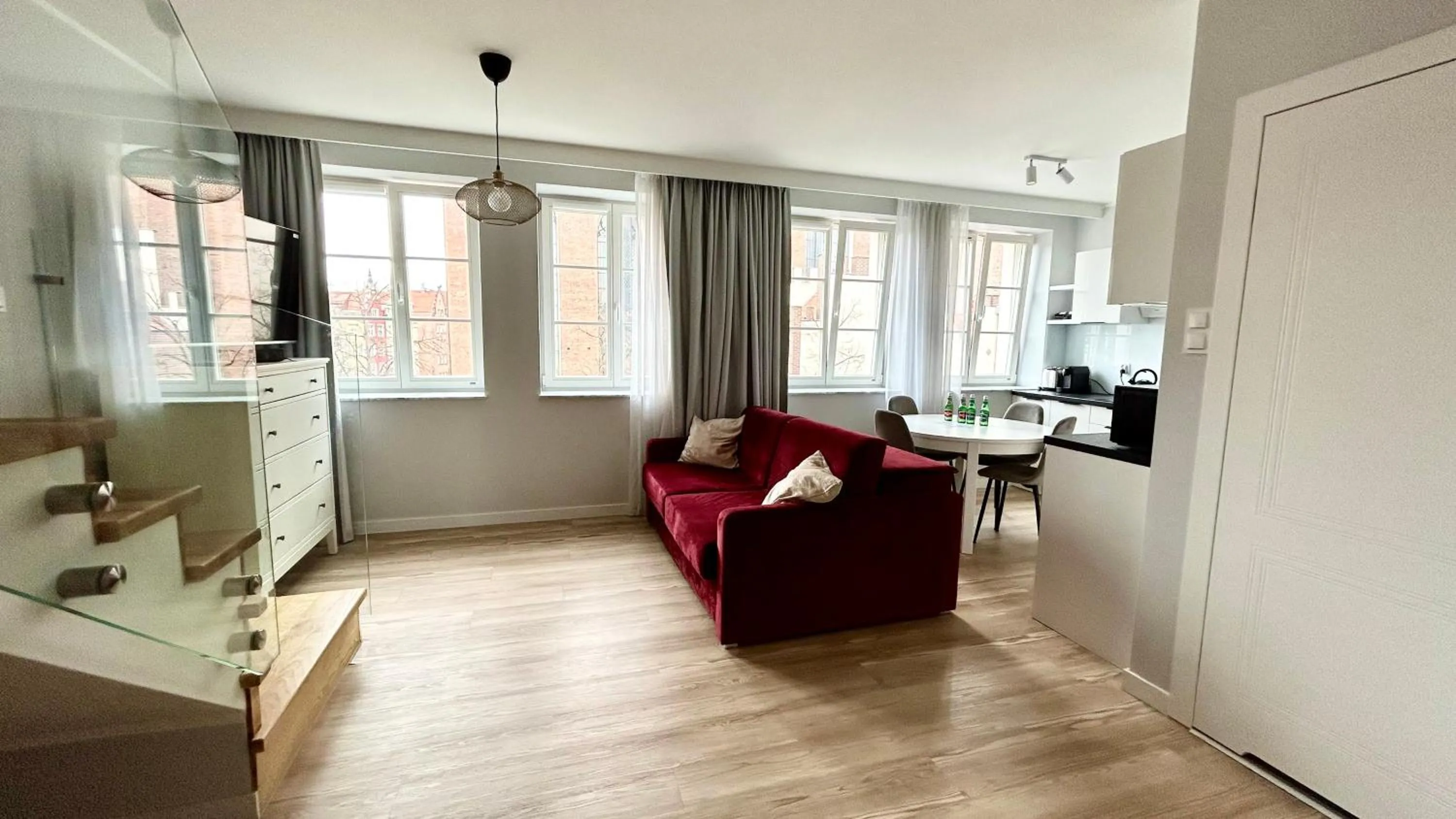 Children play ground in Baltic Gdańsk OLD TOWN by St Mary s Church