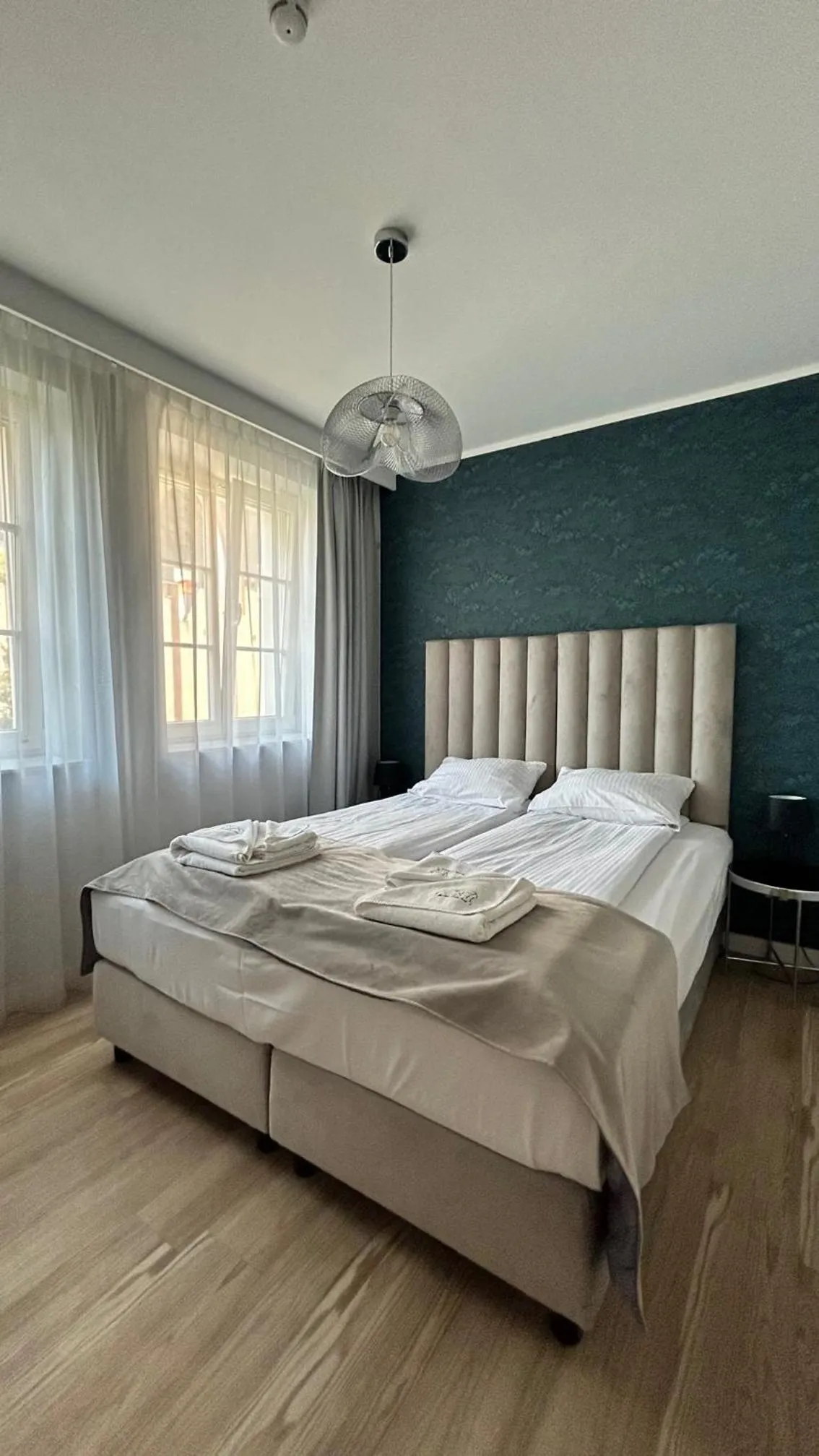 Staff, Bed in Baltic Gdańsk Old Town by St Mary's Church