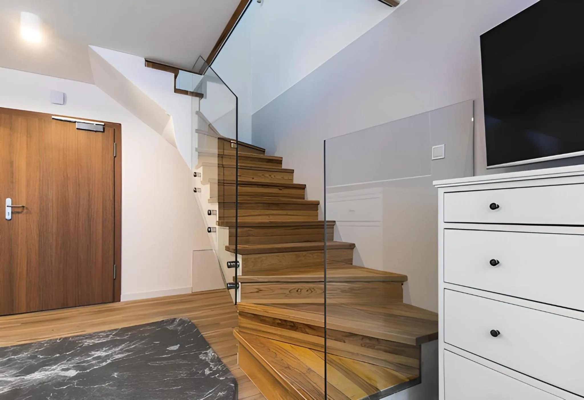 flat iron in Baltic Gdańsk OLD TOWN by St Mary s Church