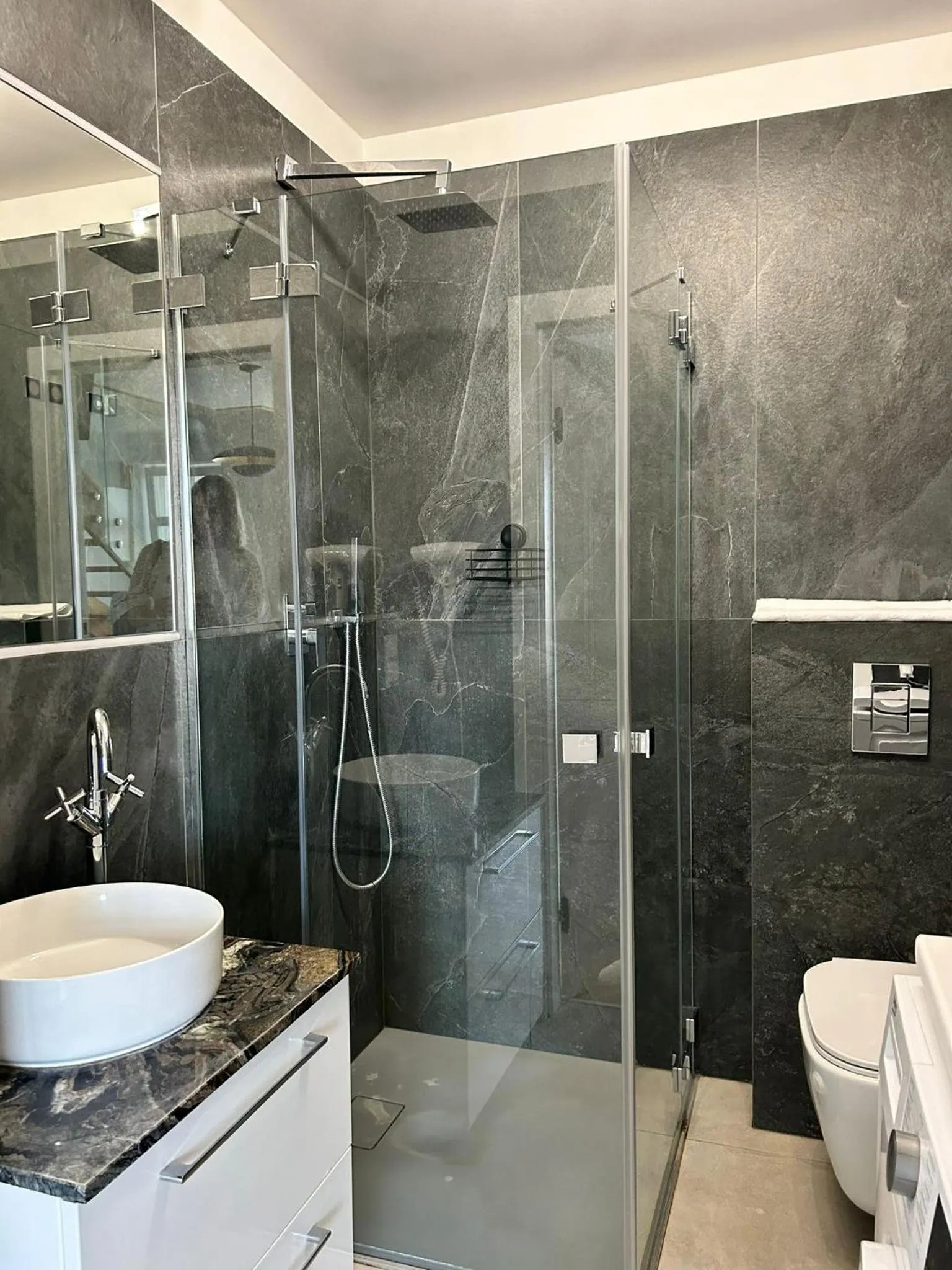 Shower in Baltic Gdańsk OLD TOWN by St Mary s Church