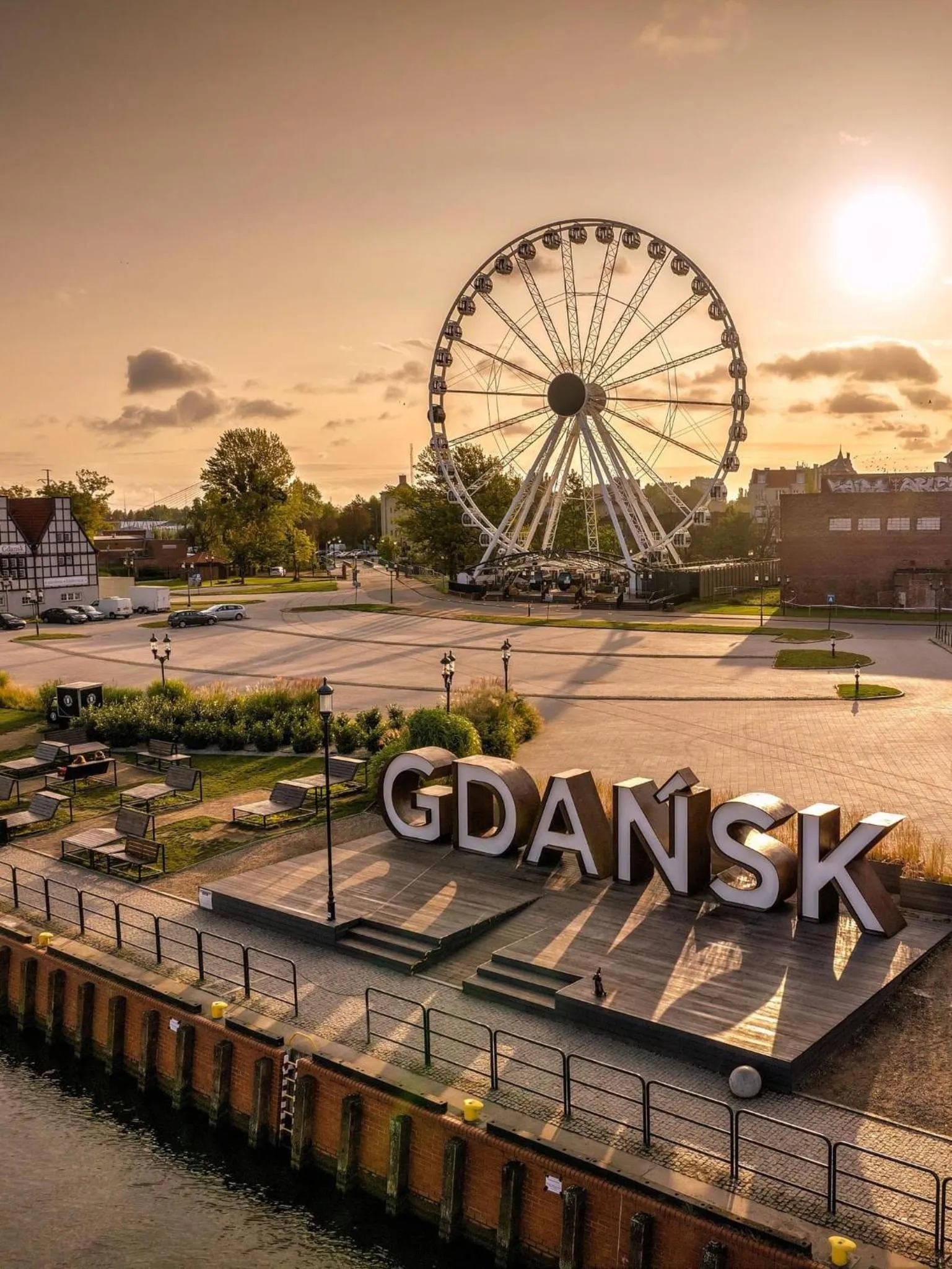 Nearby landmark in Baltic Gdańsk OLD TOWN by St Mary s Church