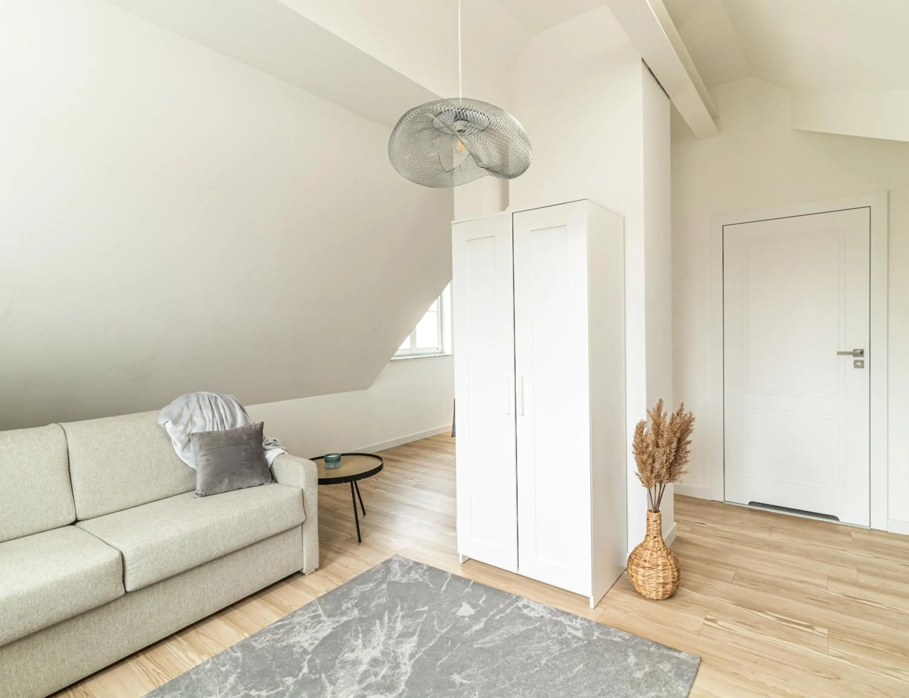 Spring in Baltic Gdańsk Old Town by St Mary's Church