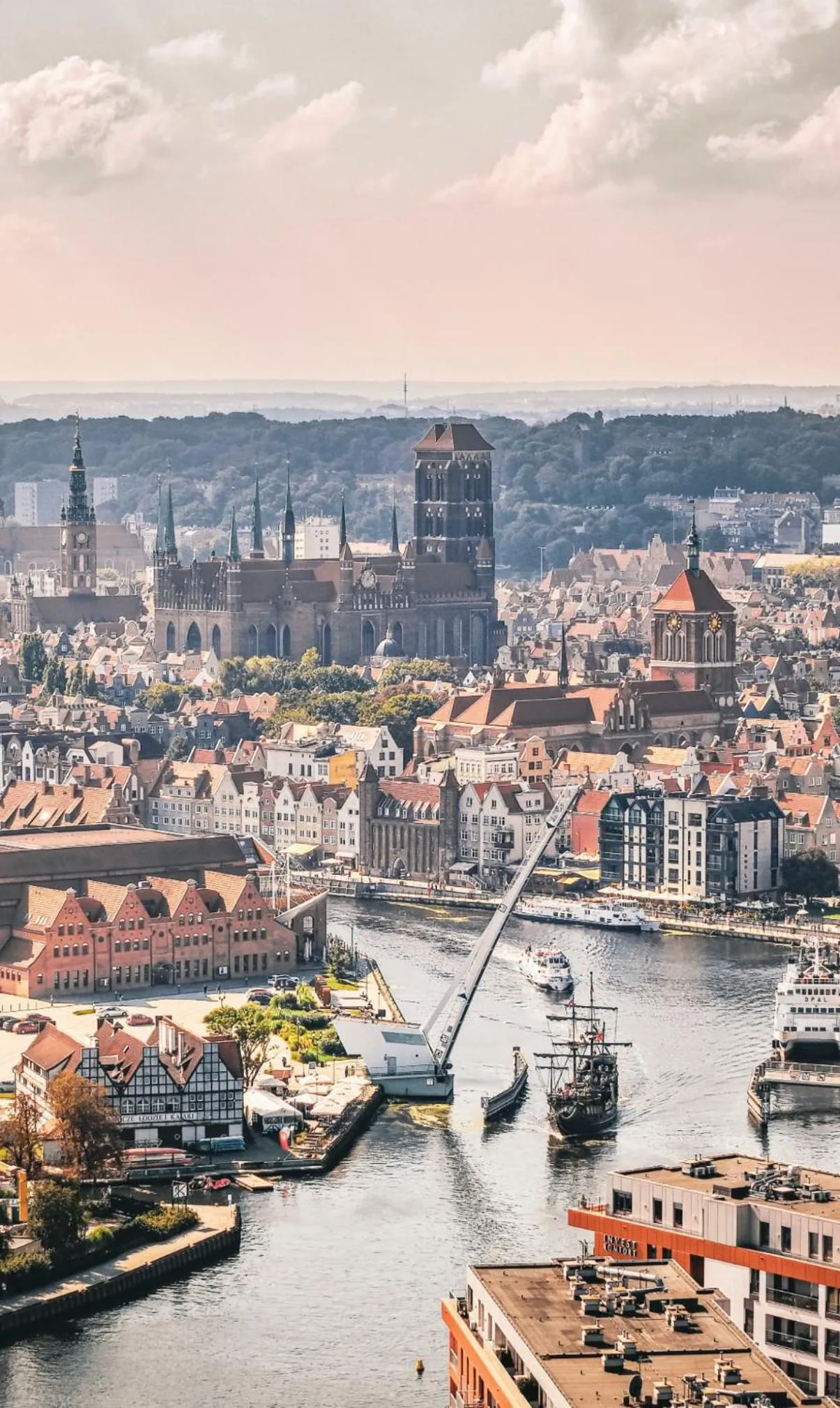 Nearby landmark in Baltic Gdańsk OLD TOWN by St Mary s Church