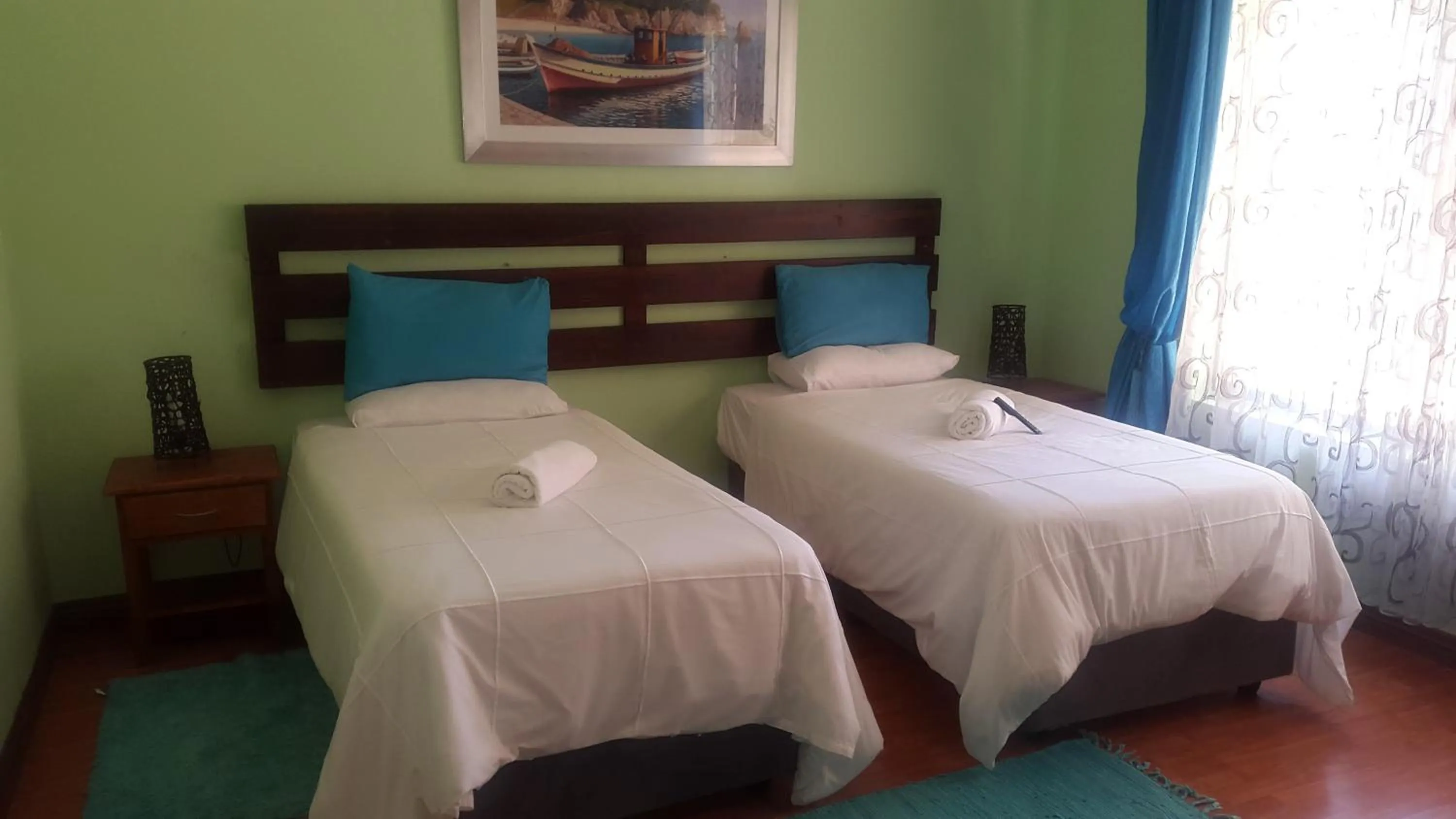 Bed in Ikaze Guest House