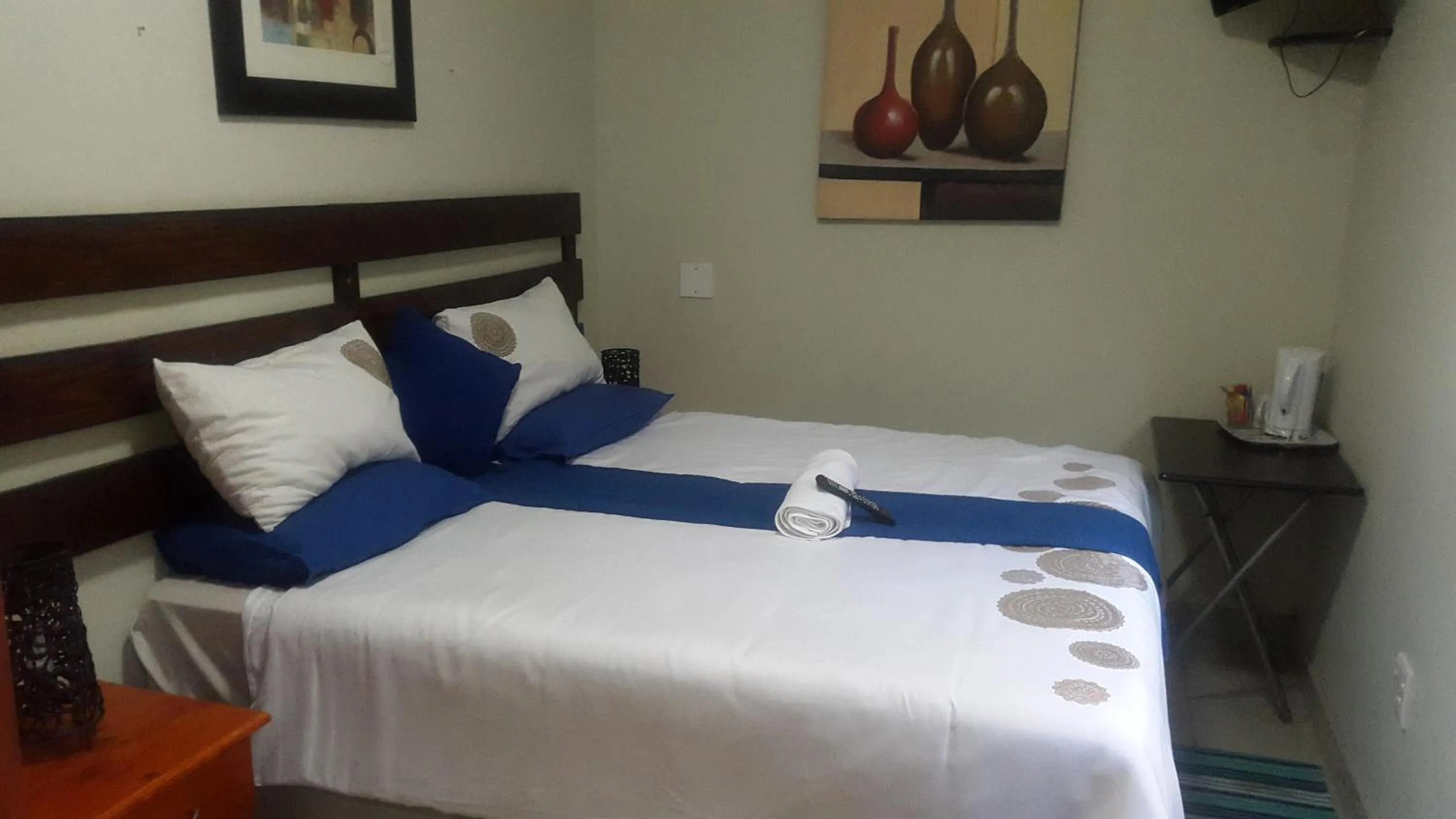 Bed in Ikaze Guest House