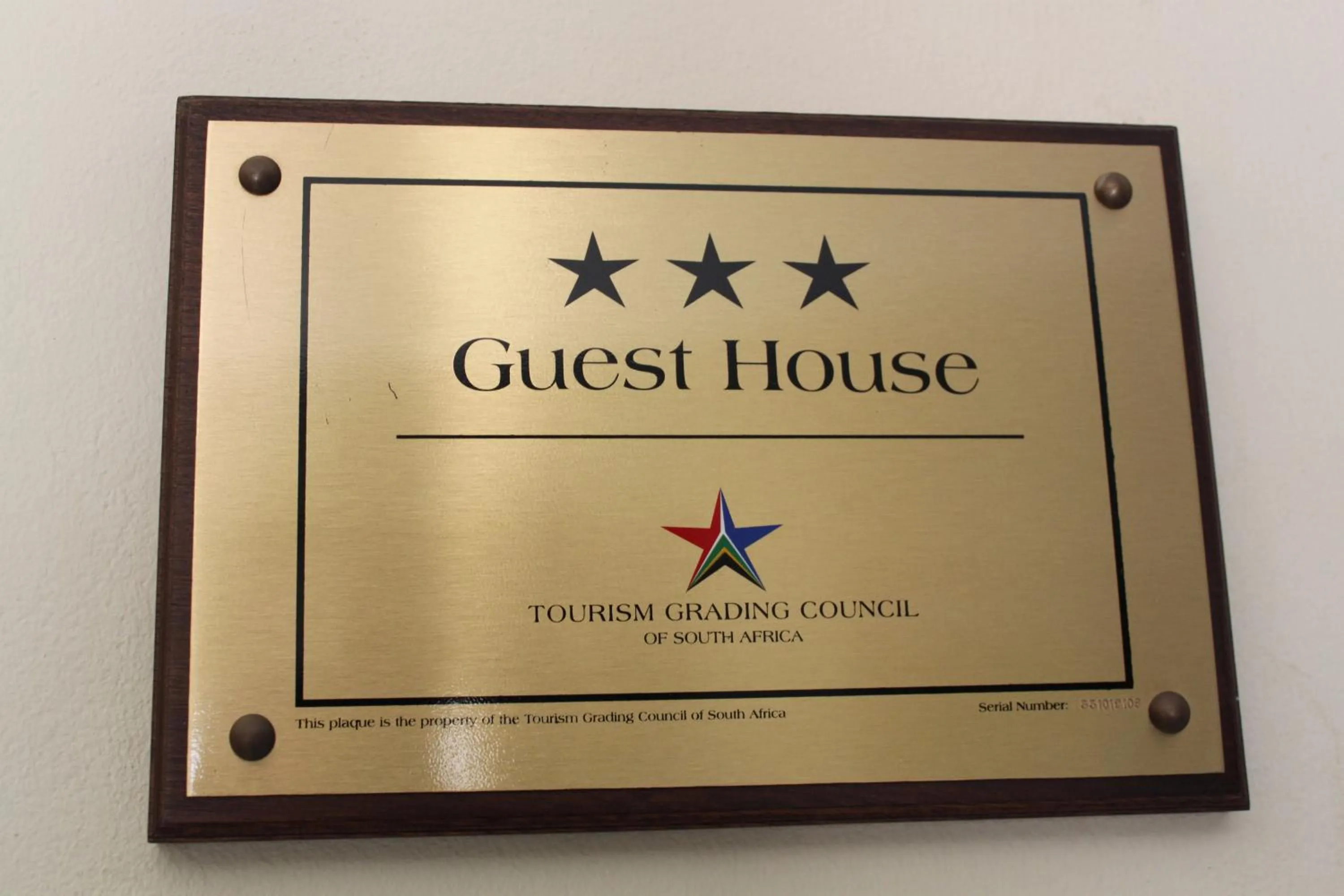 Certificate/Award in Ikaze Guest House