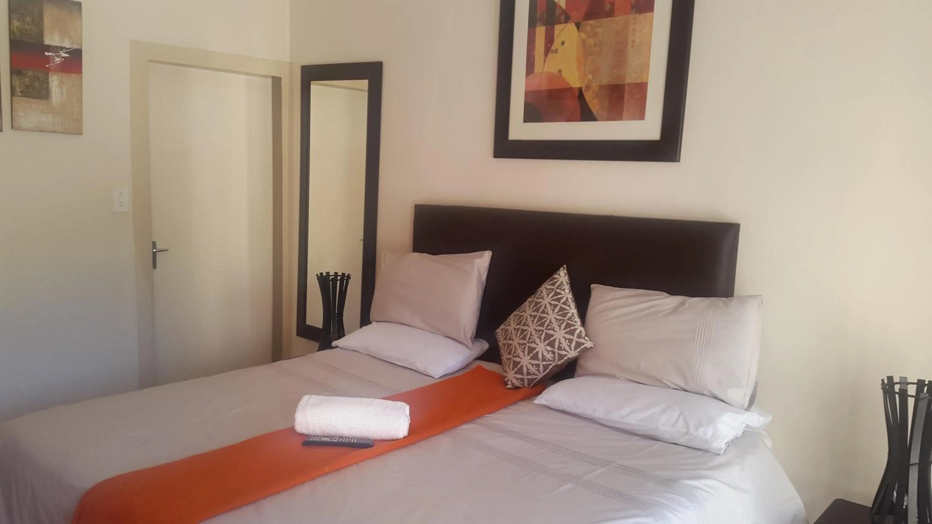 Bed in Ikaze Guest House