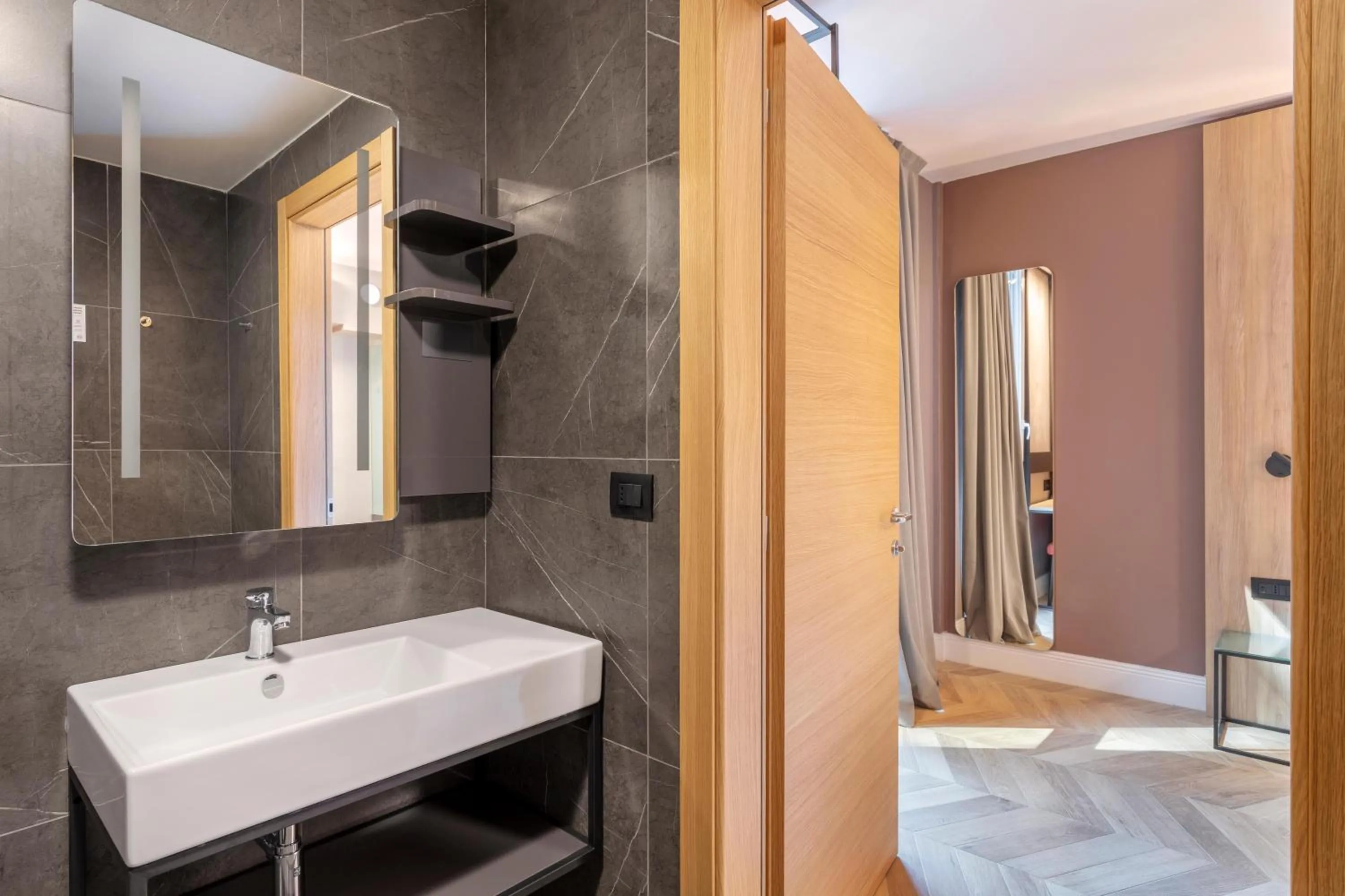 Bathroom in B&B Hotel Genova City Center