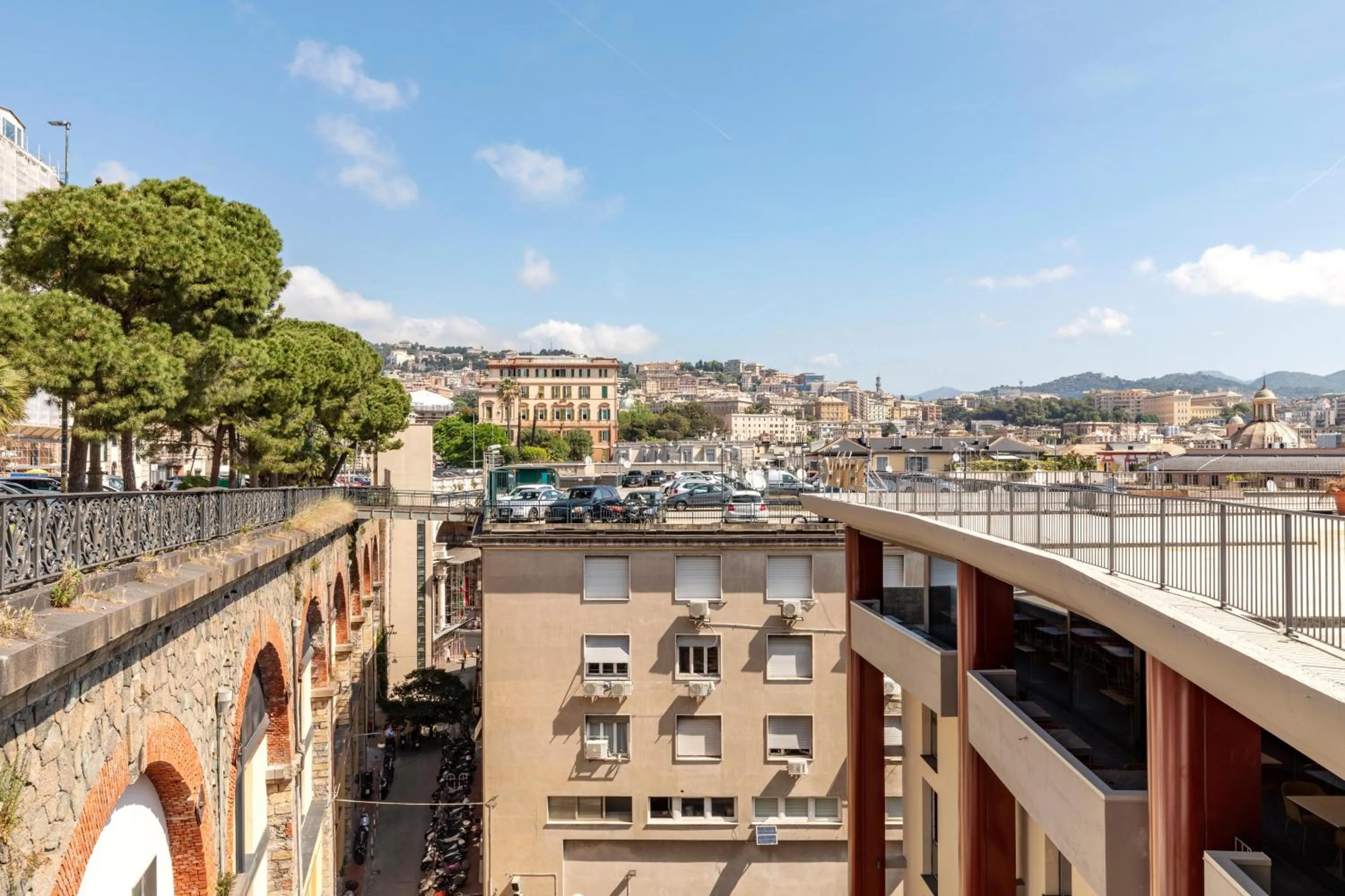 Property building in B&B Hotel Genova City Center