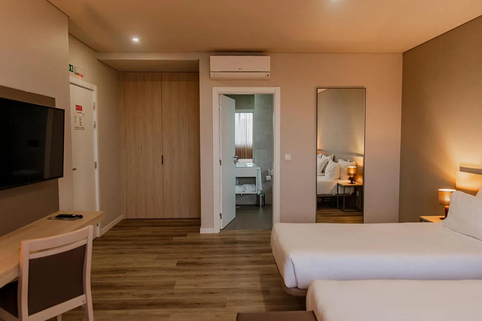 Bed in Meu Hotel Porto Gandra