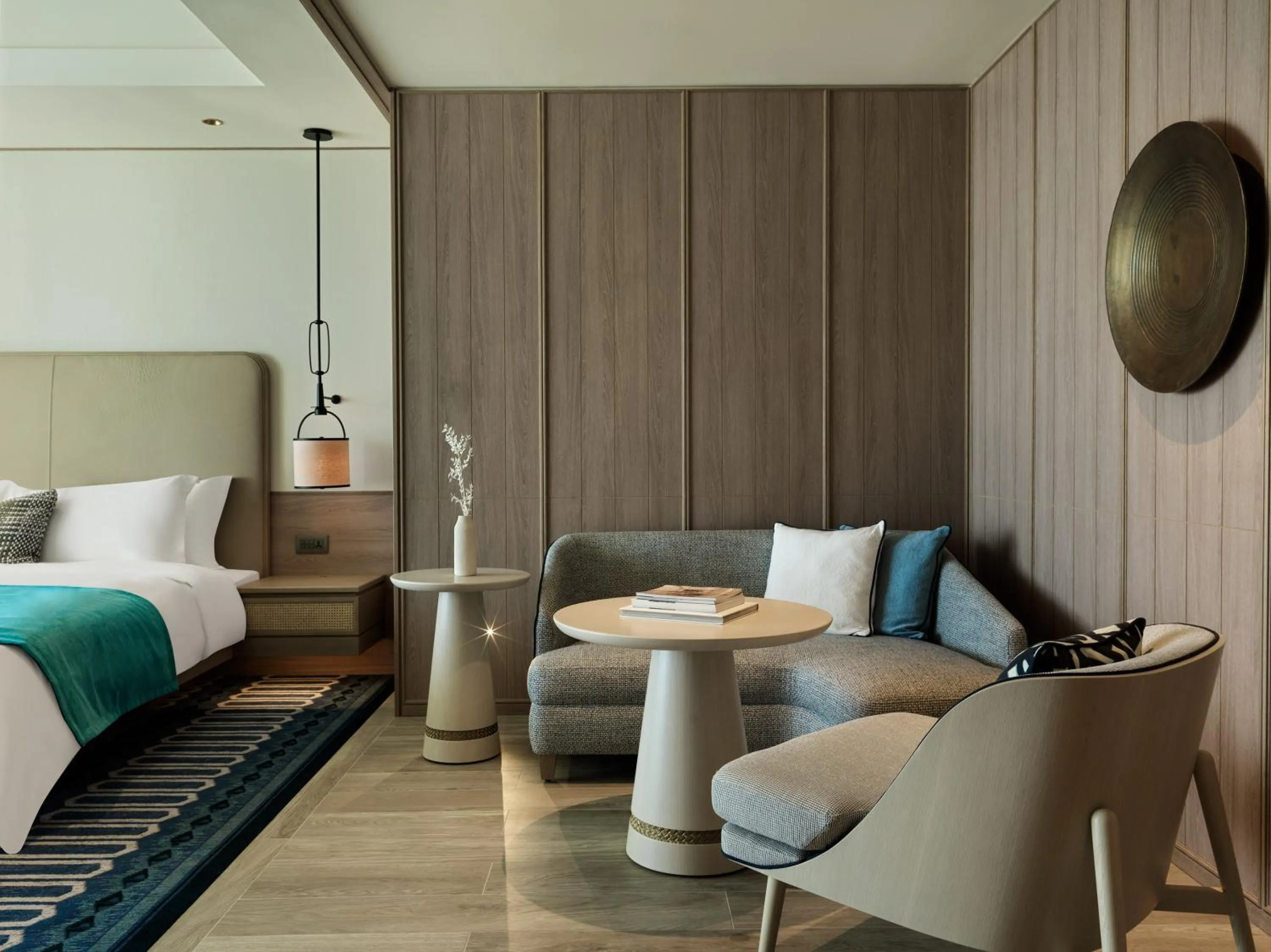 Bedroom, Bed in City of Dreams Mediterranean - Integrated Resort, Casino & Entertainment