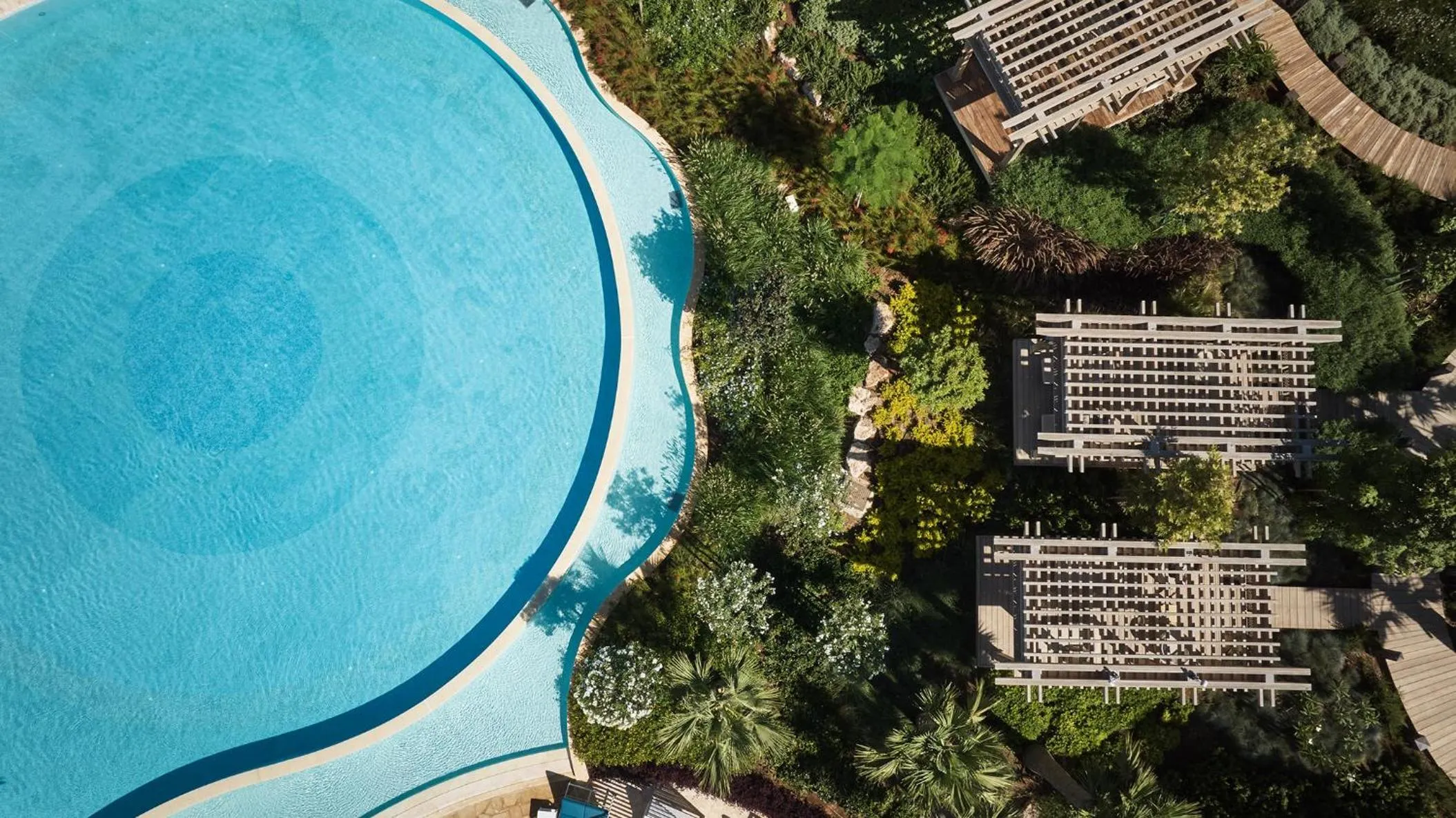 Swimming pool in City of Dreams Mediterranean - Integrated Resort, Casino & Entertainment