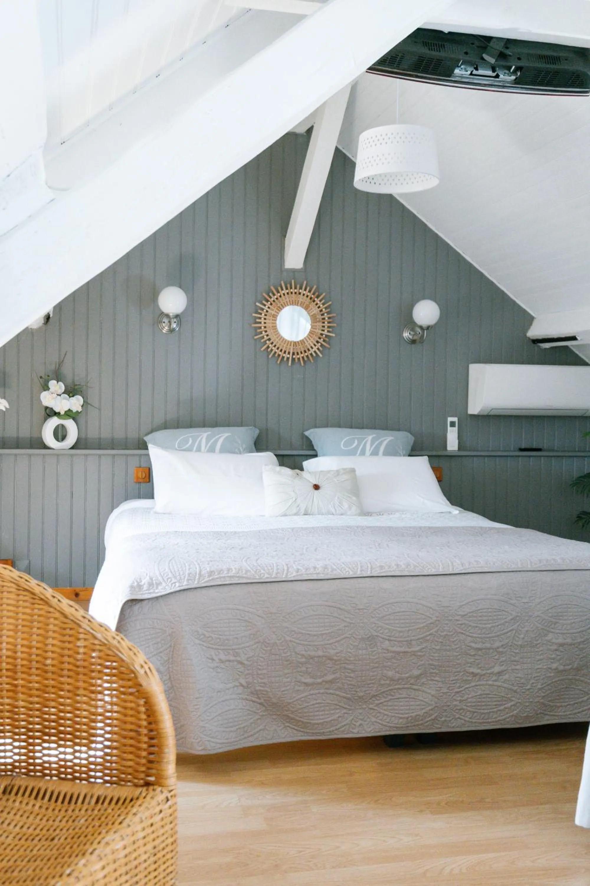 Bed in Les Glycines de Monchy- Chambres d'hôtes