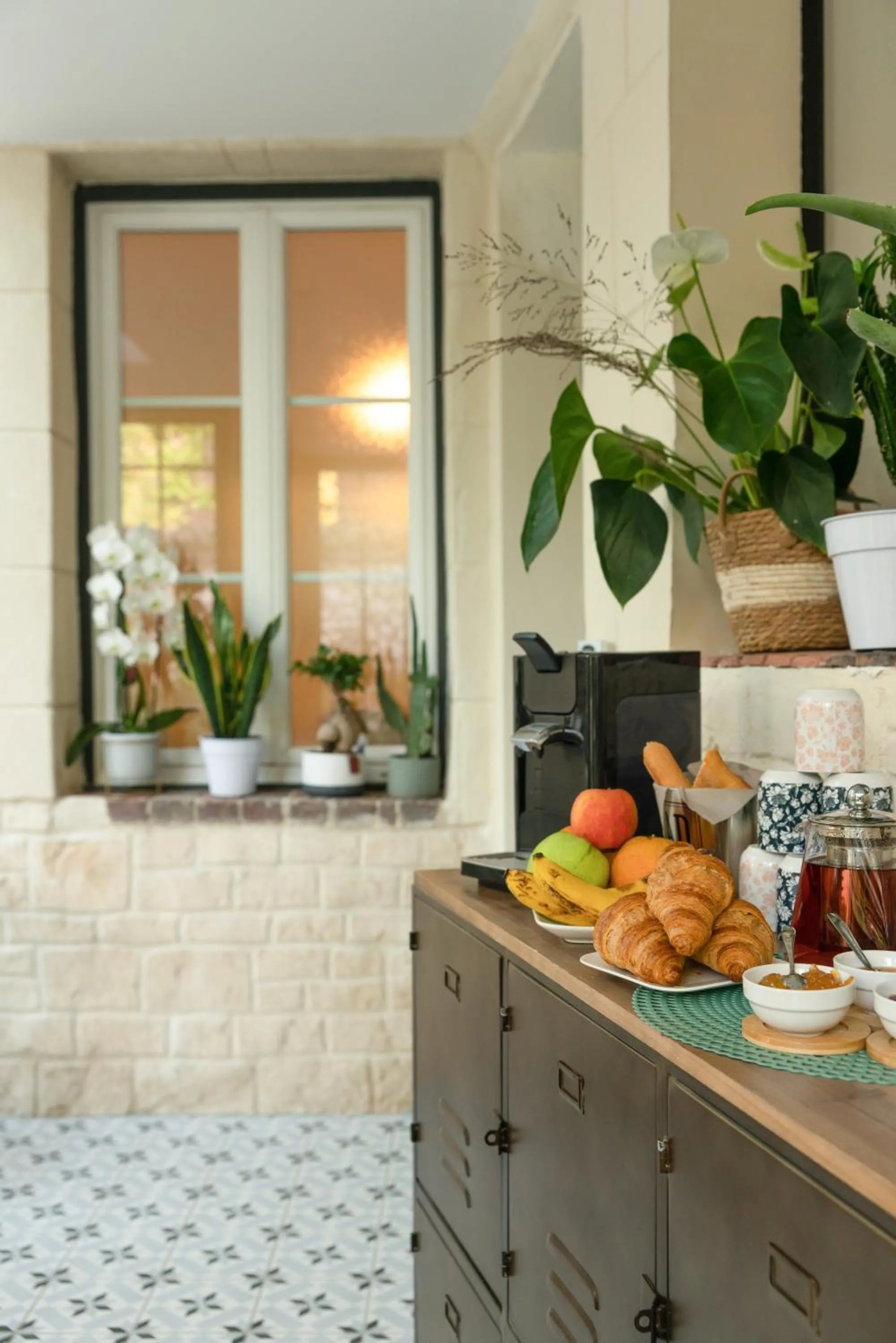 Living room in Les Glycines de Monchy- Chambres d'hôtes