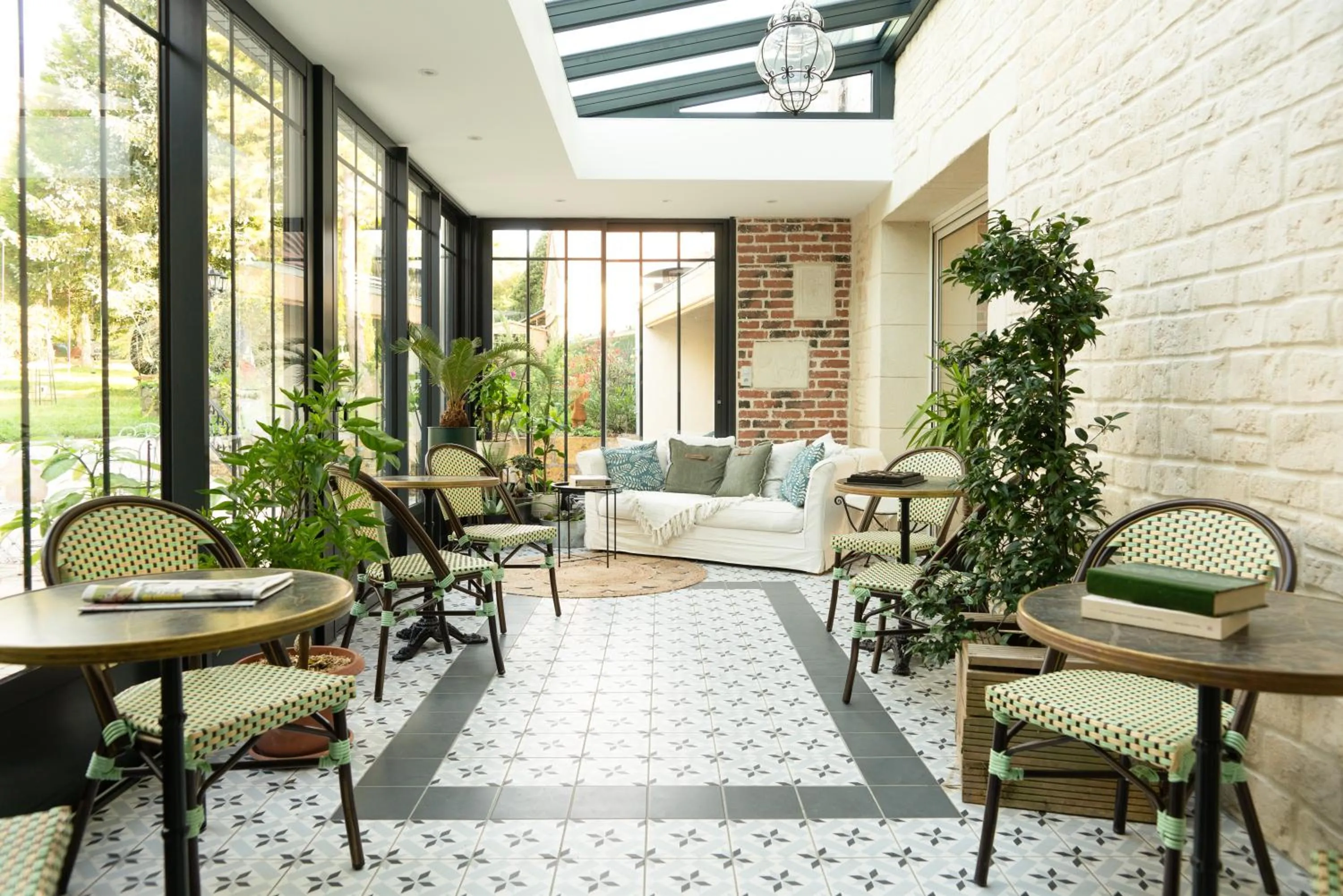 Seating area in Les Glycines de Monchy- Chambres d'hôtes