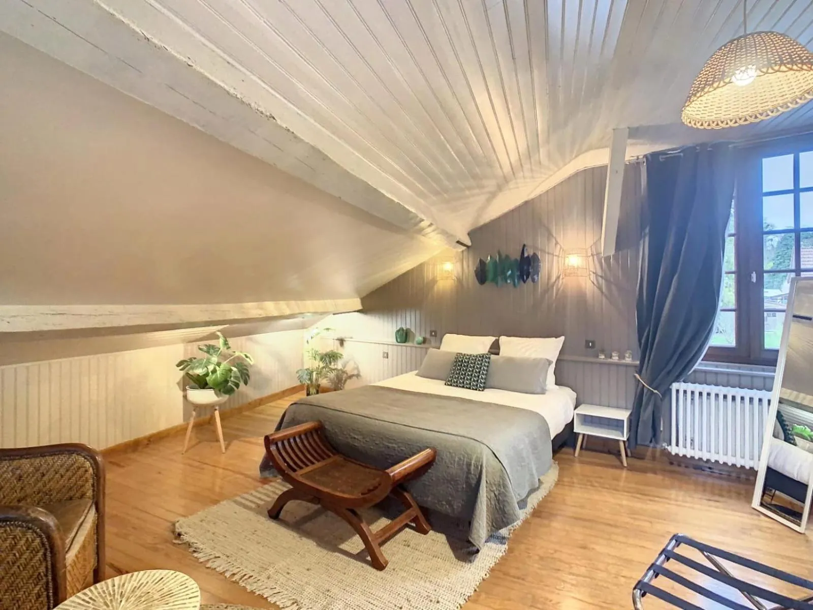 Bed in Les Glycines de Monchy- Chambres d'hôtes