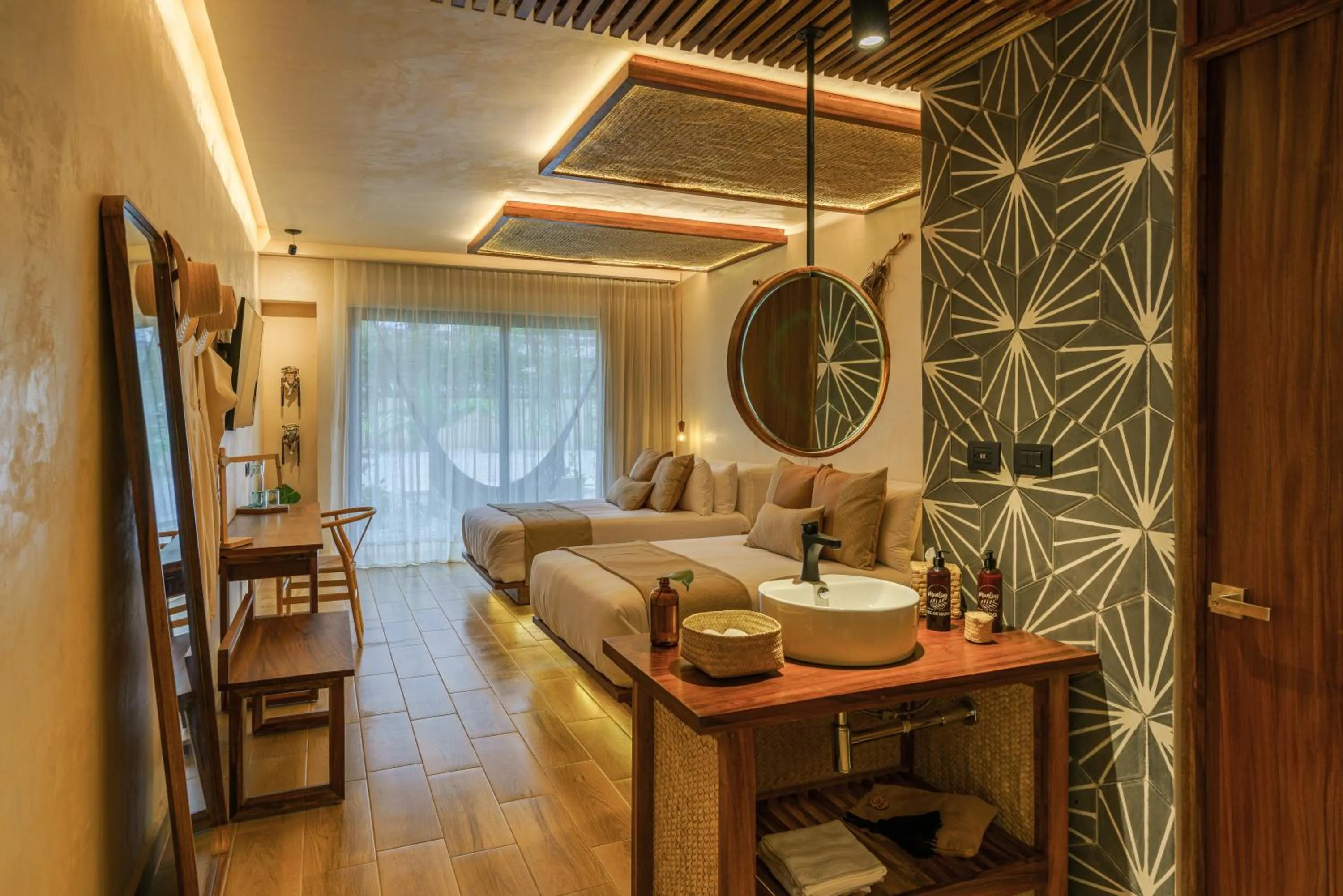 Bed in Xkan Hotel Boutique - Adults Only